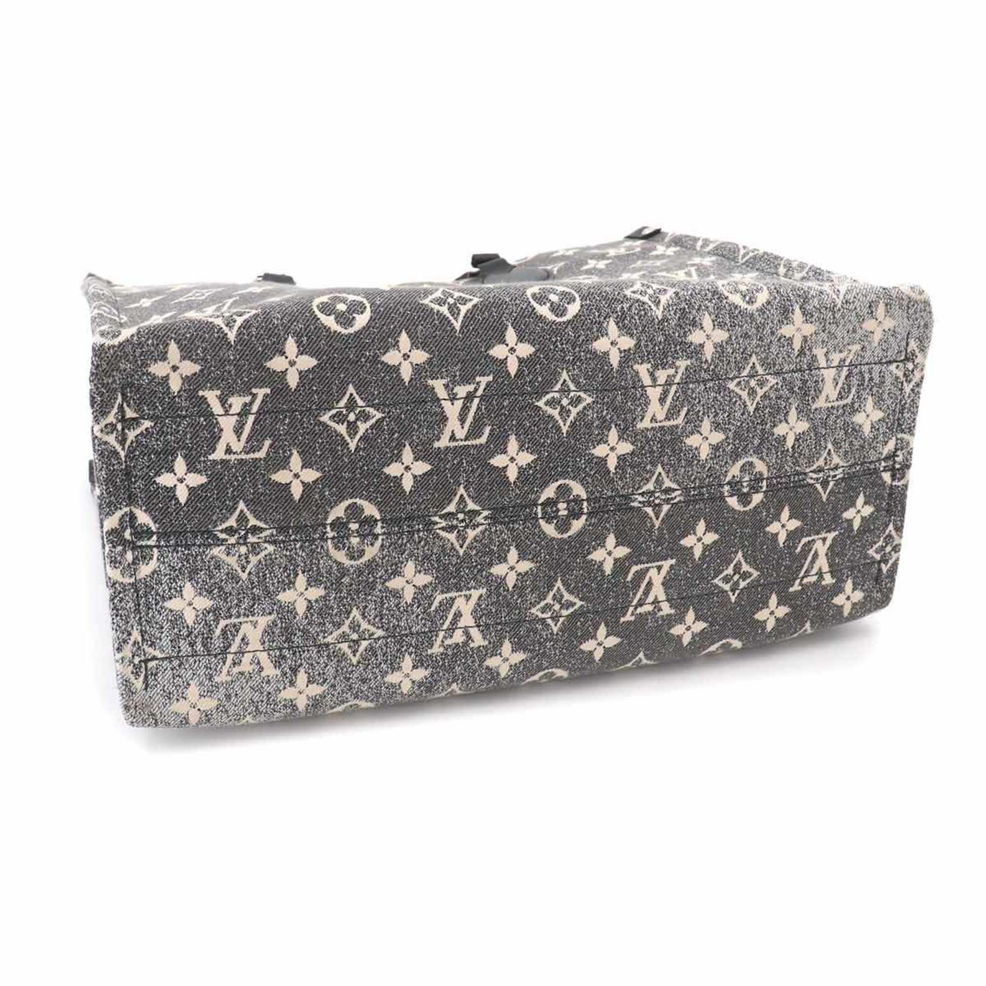 Louis Vuitton Black Gray Monogram White Monogram Handbag Tote Bag (Pre-Owned)