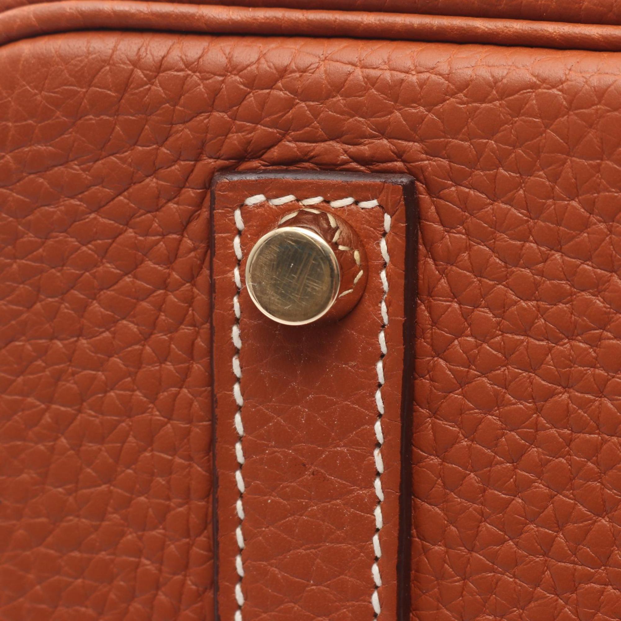 Hermes Brown Leather Handbag (Pre-Owned)