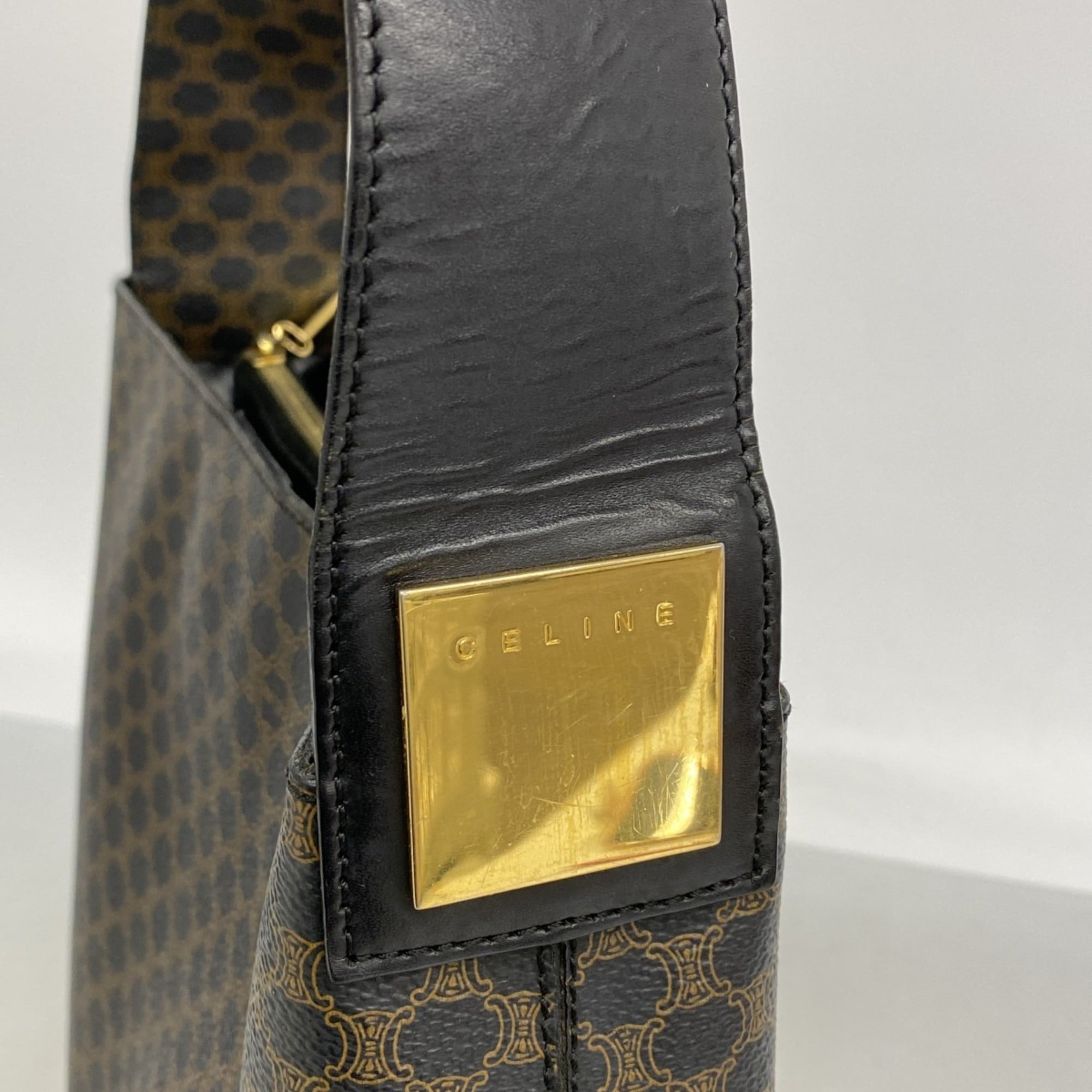 Celine Black Pvc Shoulder Bag (Pre-Owned)