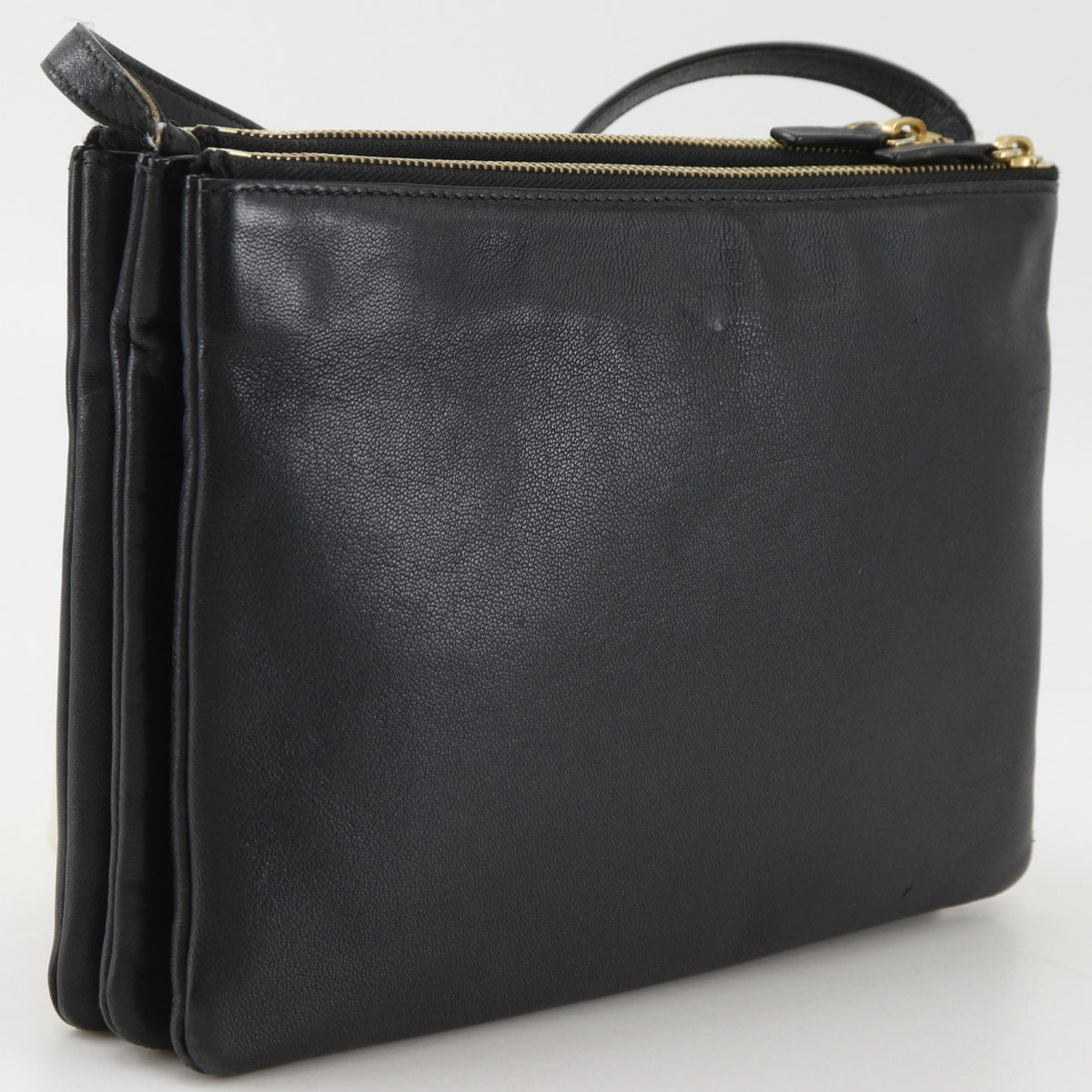 Celine Black Leather Shoulder Bag (Pre-Owned)