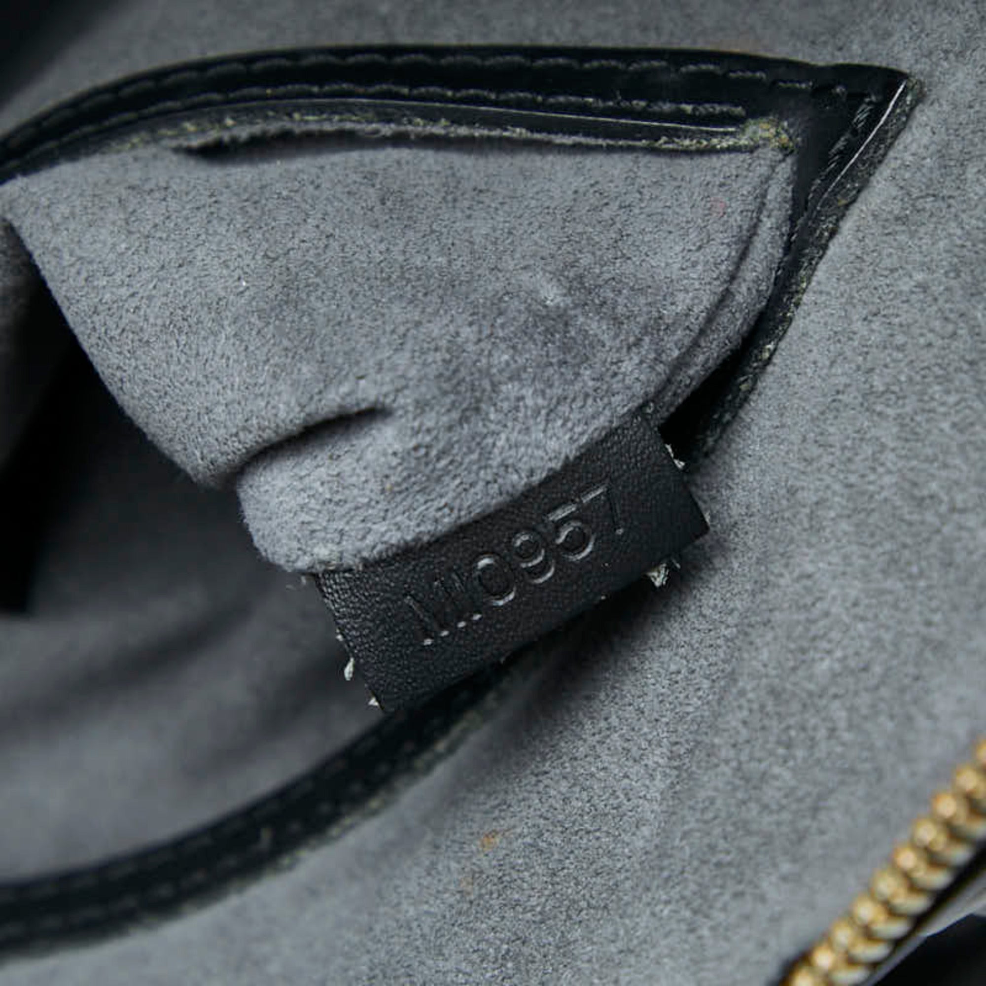 Louis Vuitton Black Noir Leather Handbag (Pre-Owned)