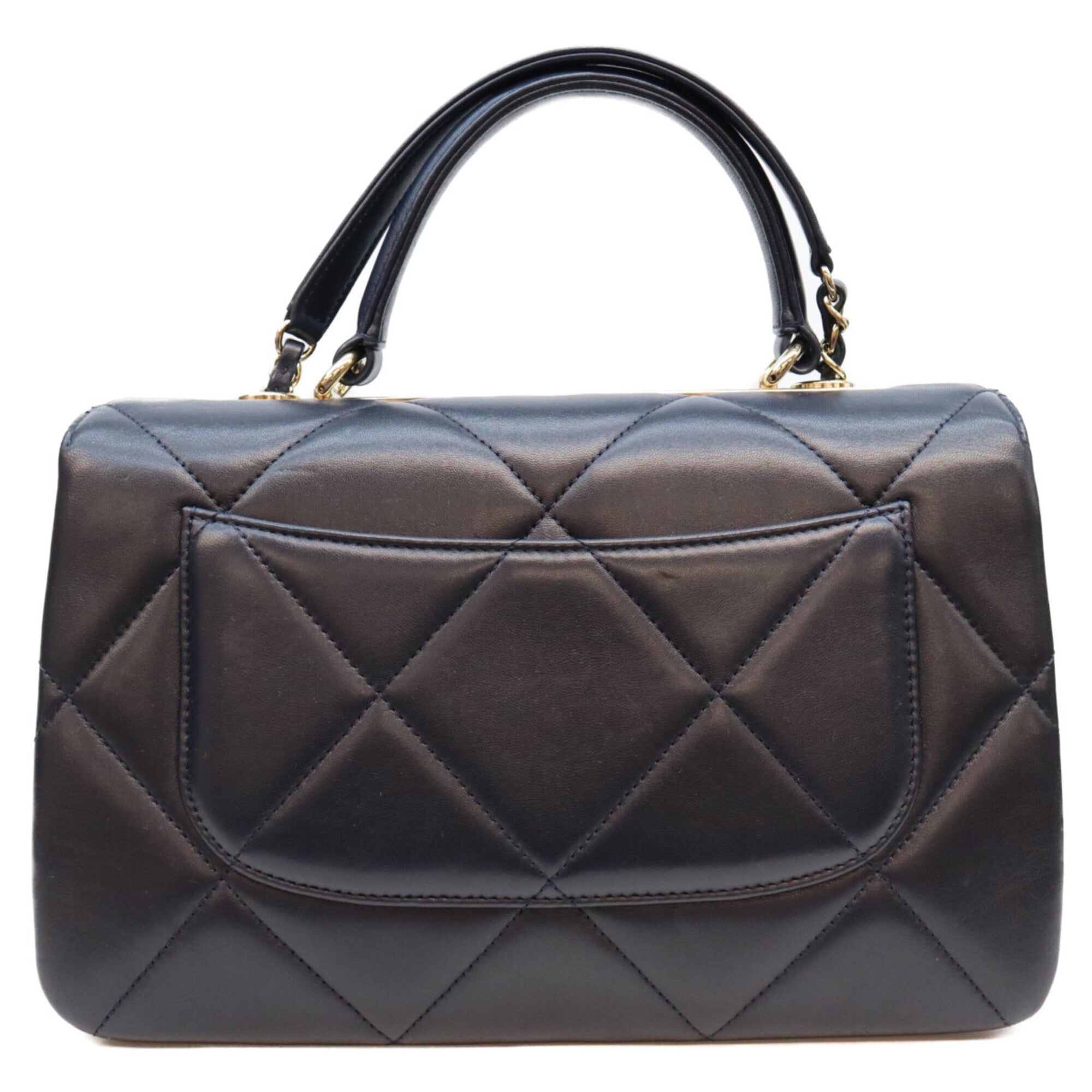 Chanel Black Leather Shoulder Bag (Pre-Owned)