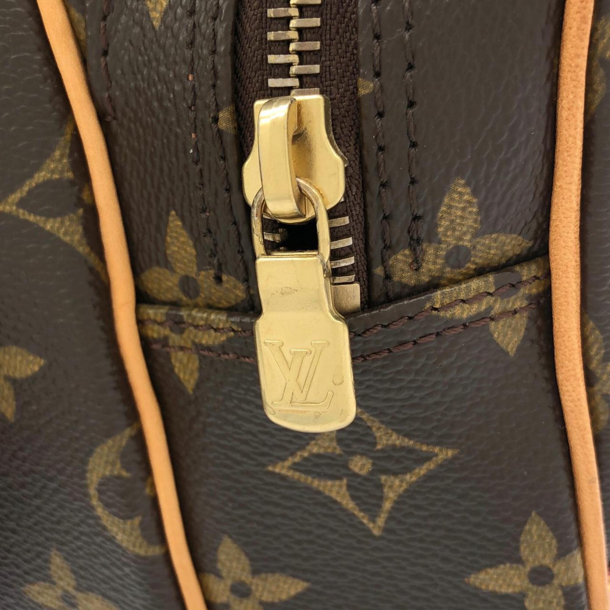 Louis Vuitton Brown Coated Canvas Shoulder Bag (Pre-Owned)