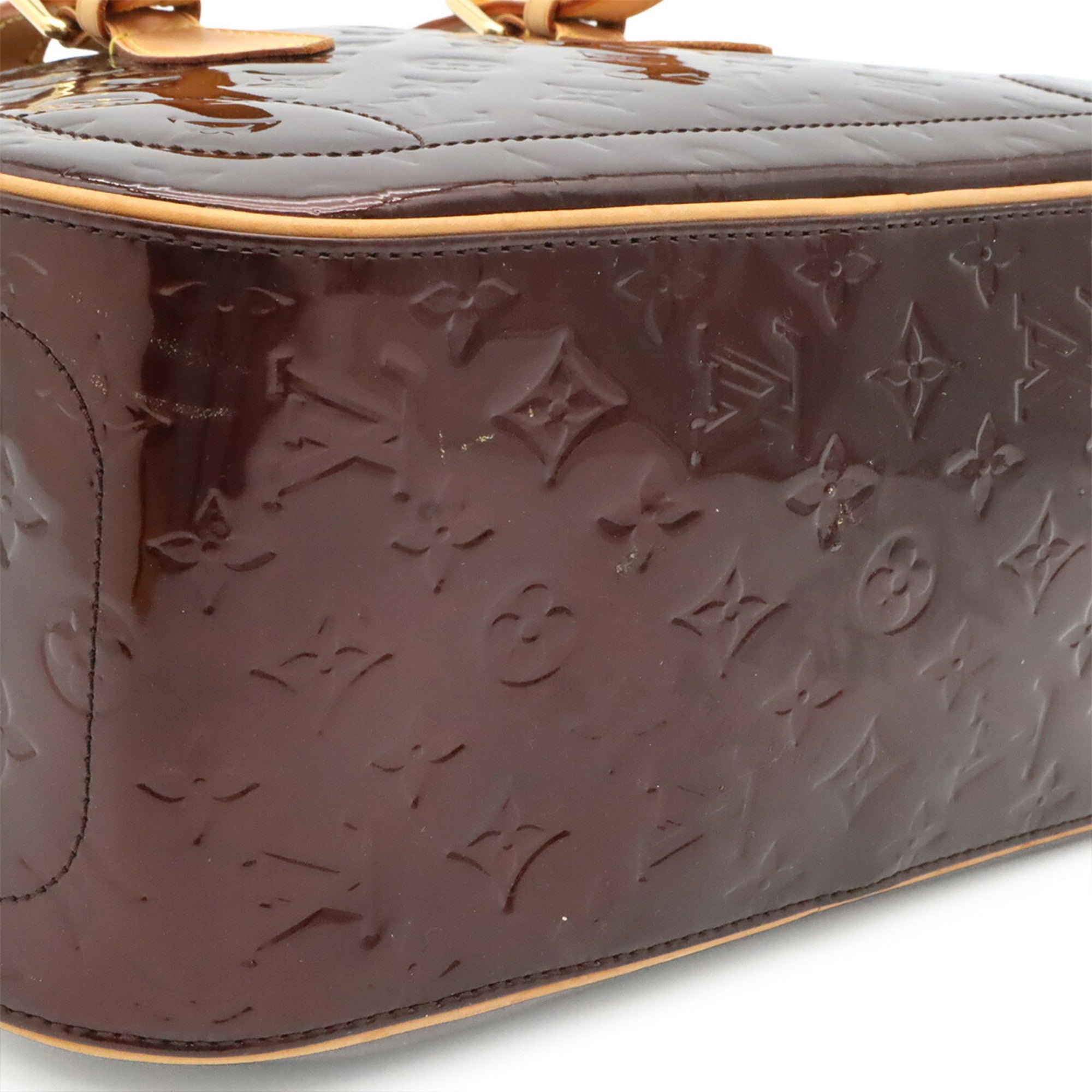 Louis Vuitton Amarante Leather Handbag Tote Bag (Pre-Owned)