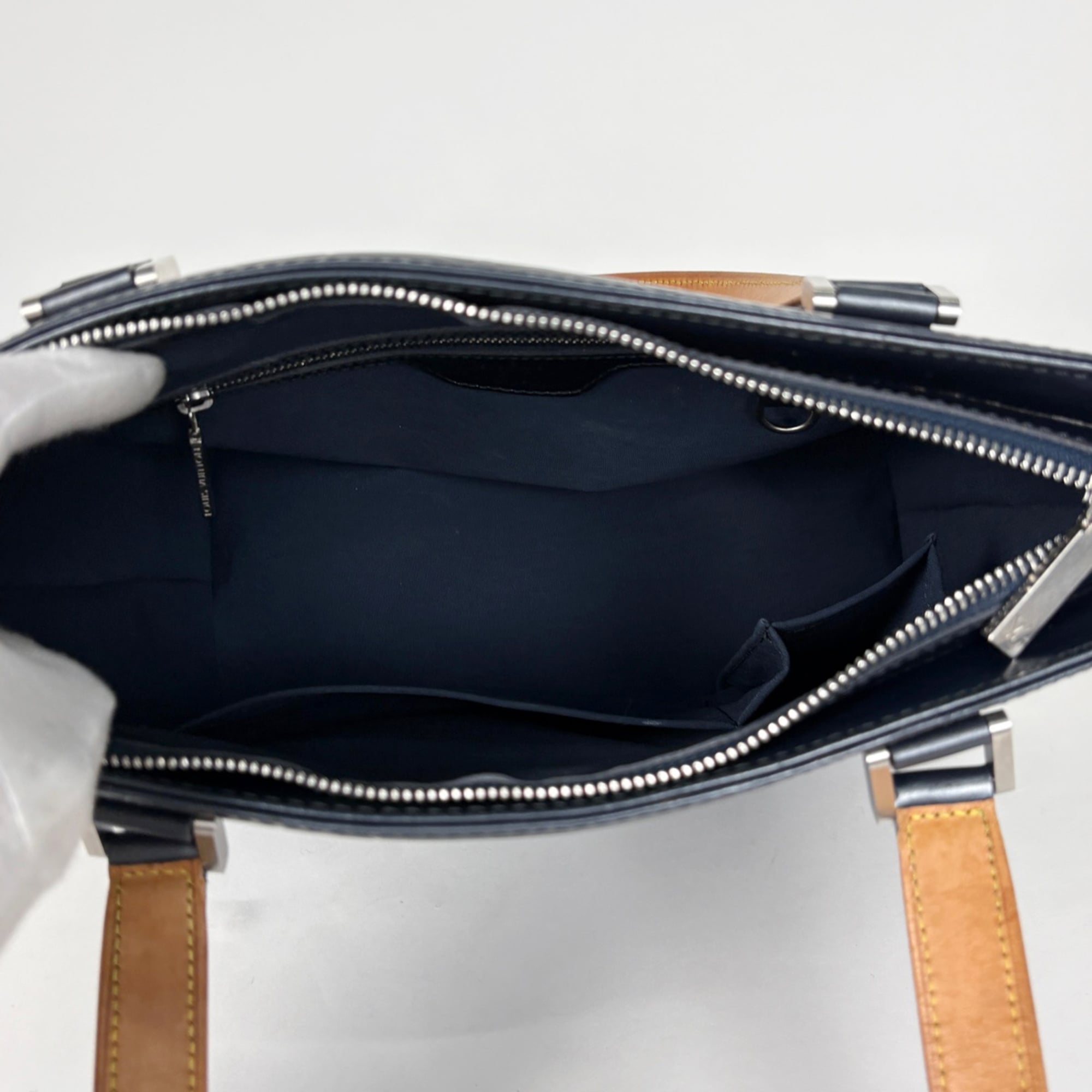 Louis Vuitton Monogram Mat Blue Monogram Mat Tote Bag (Pre-Owned)