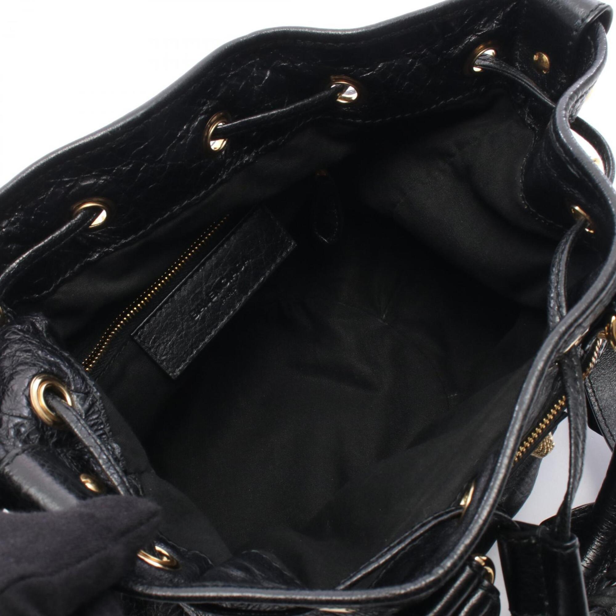 Balenciaga Black Leather Handbag (Pre-Owned)