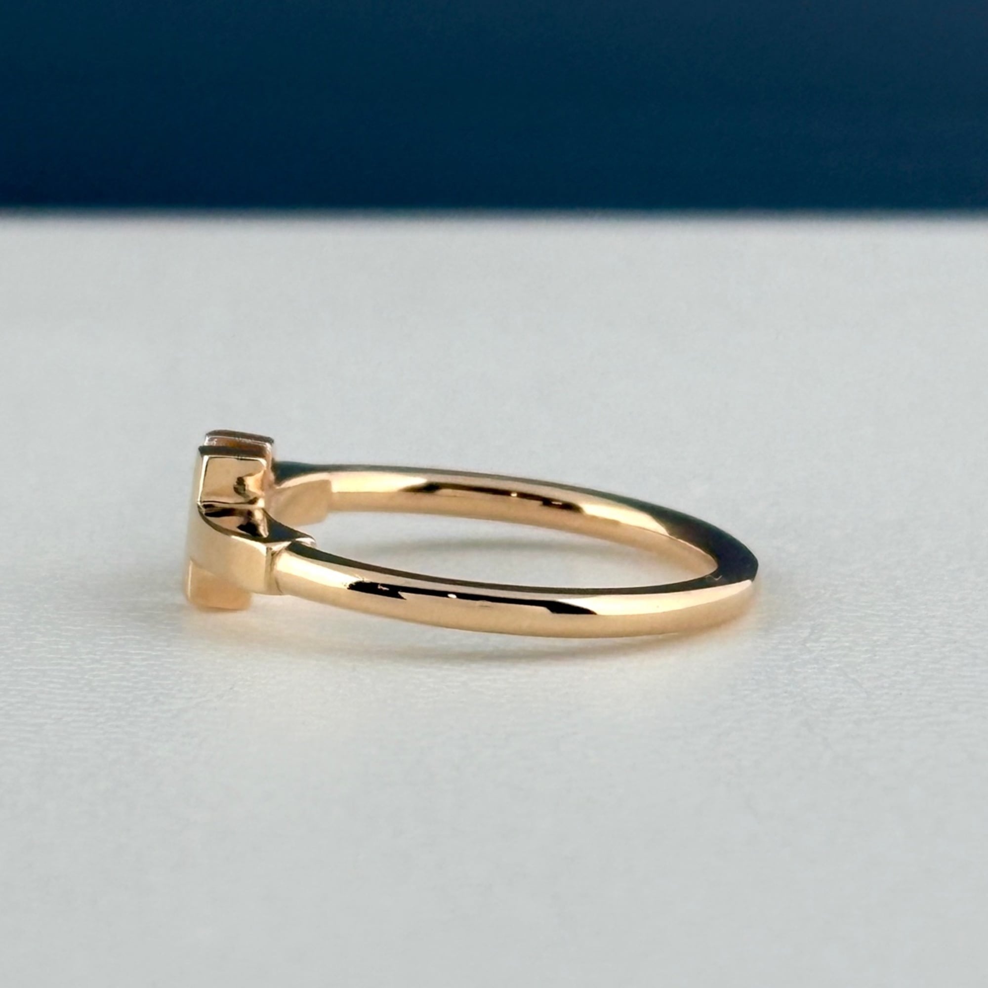 Tiffany Pink Gold (18K) Band Ring (Pre-Owned)