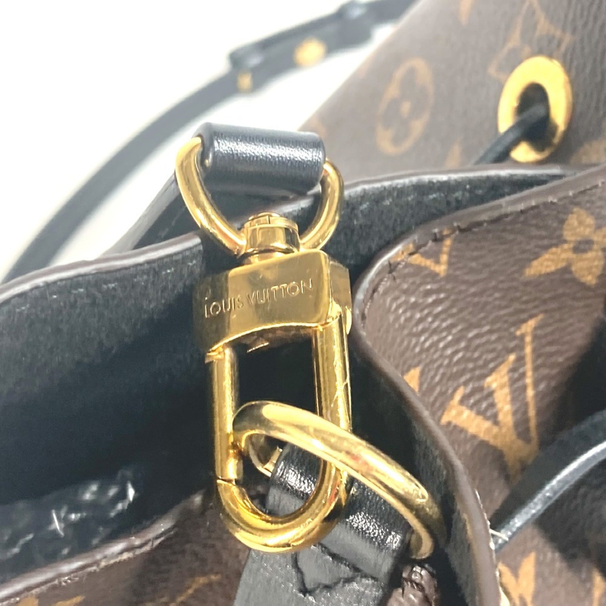 Louis Vuitton Black Brown Noir Monogram Shoulder Bag (Pre-Owned)
