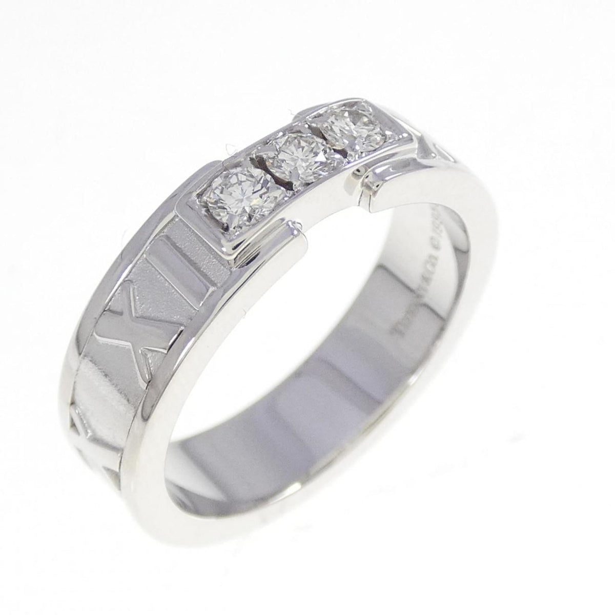 Tiffany White Gold Band Ring (Pre-Owned)