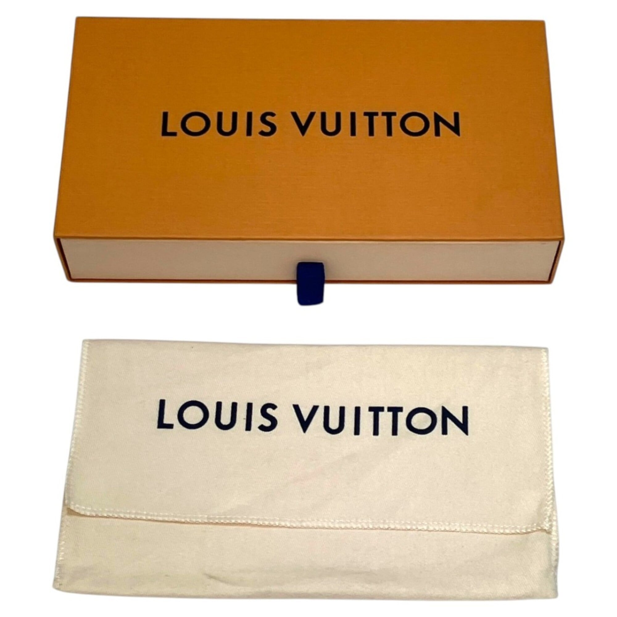 Louis Vuitton Green Cuir Ombre Leather Long Wallet (Bi-Fold) (Pre-Owned)