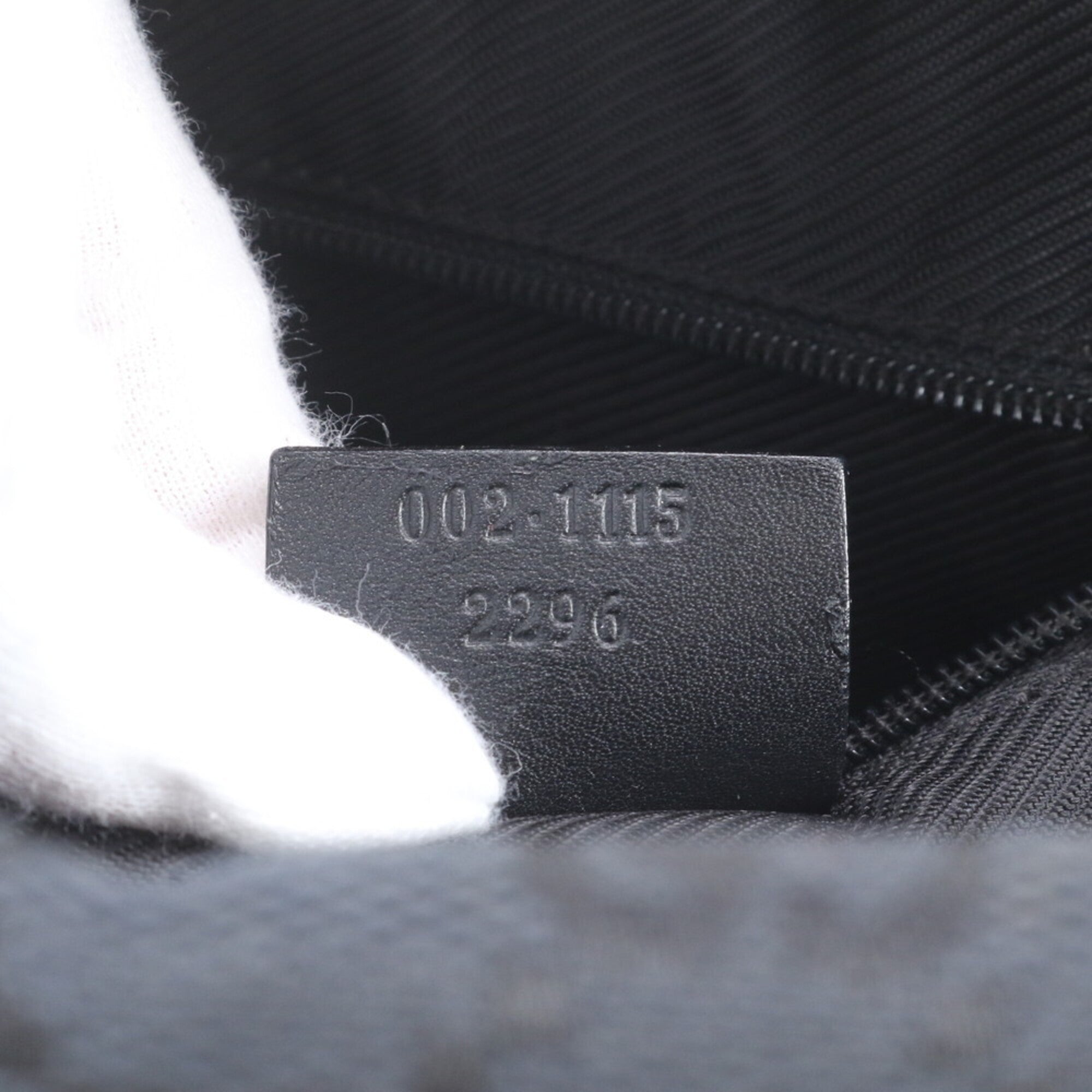 Gucci Black Leather Canvas Boston Bag Handbag Shoulder Bag Tote Bag (Pre-Owned)