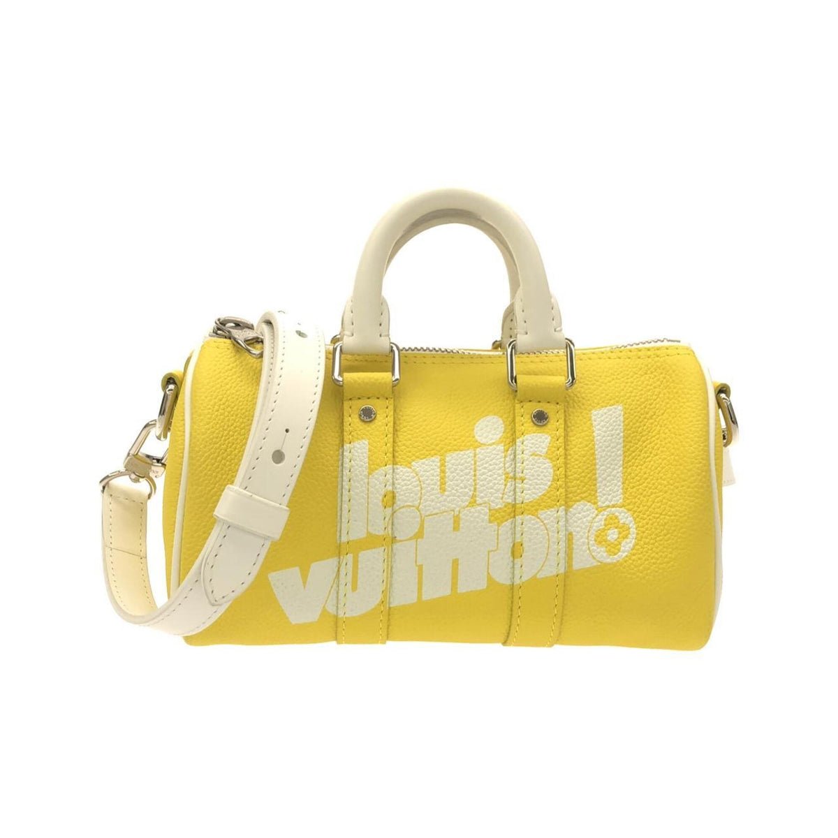 Louis Vuitton Jaune Leather Boston Bag (Pre-Owned)