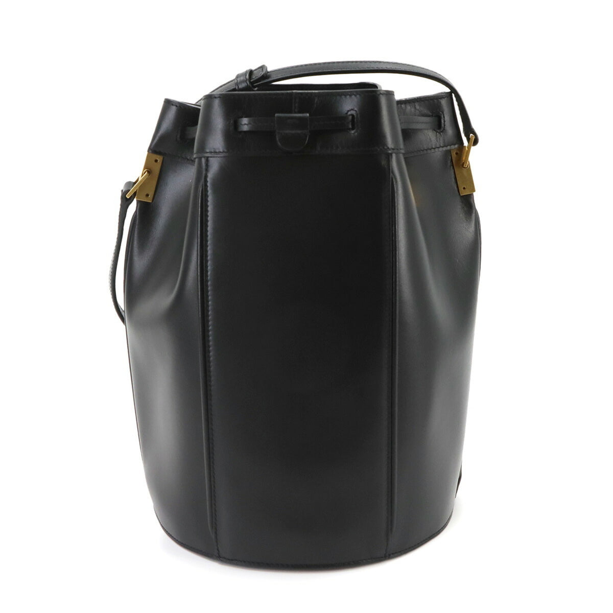 Saint Laurent Black Leather Shoulder Bag (Pre-Owned)