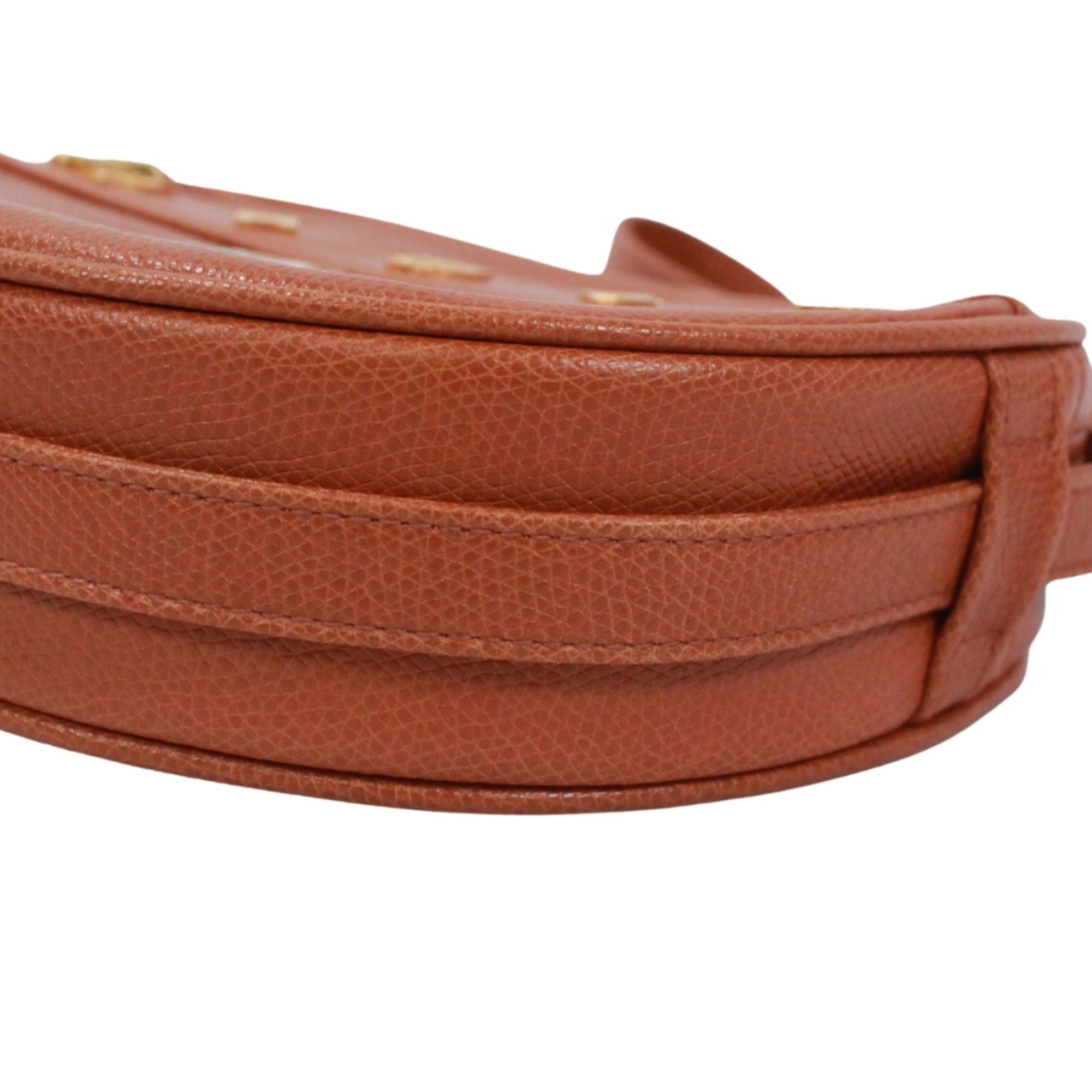 Mcm Brown Leather Shoulder Bag (Pre-Owned)