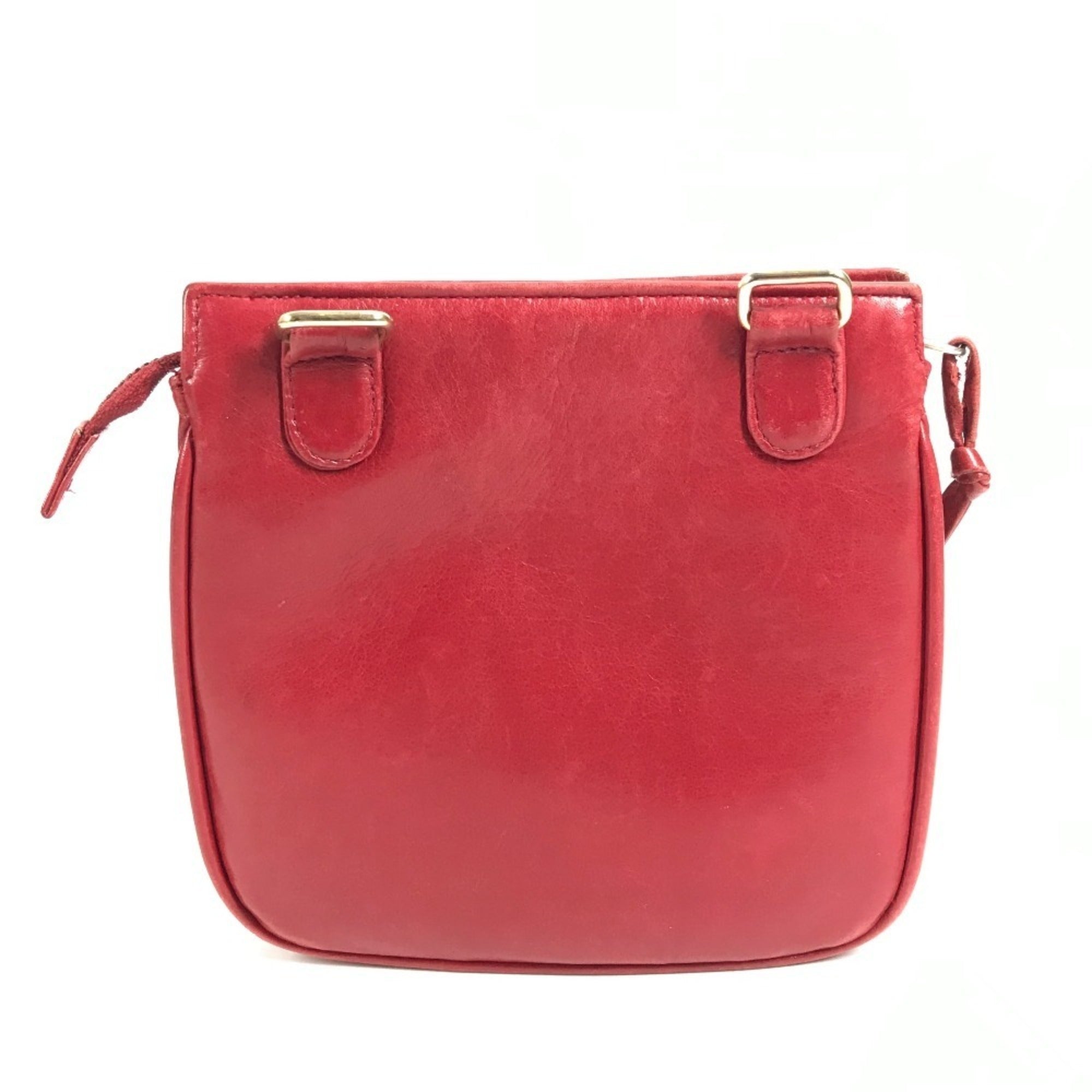Chanel Red Color Leather Beach Bag Fanny Pack Pouch Sling Bag (Pre-Owned)