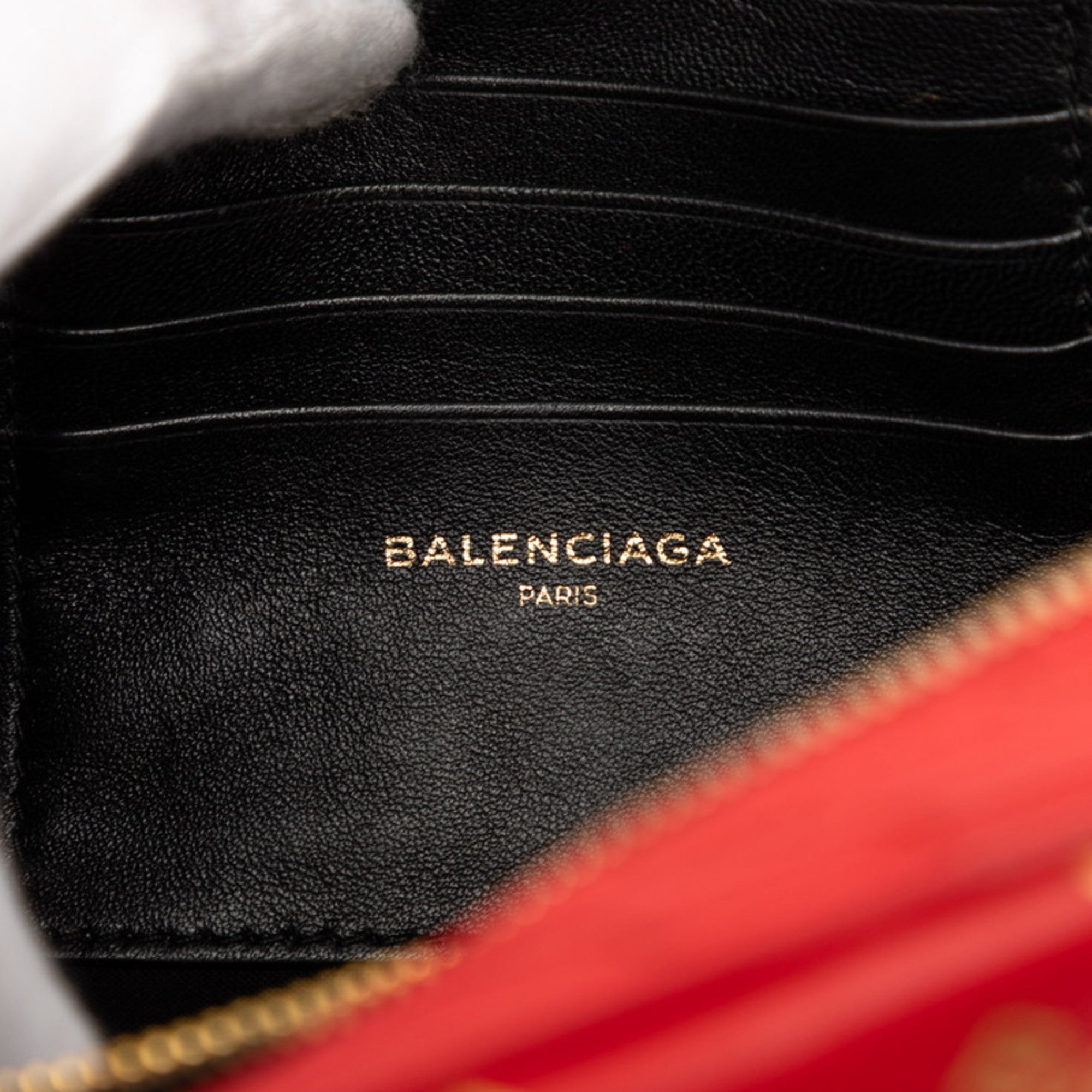 Balenciaga Red Color Leather Shoulder Bag (Pre-Owned)
