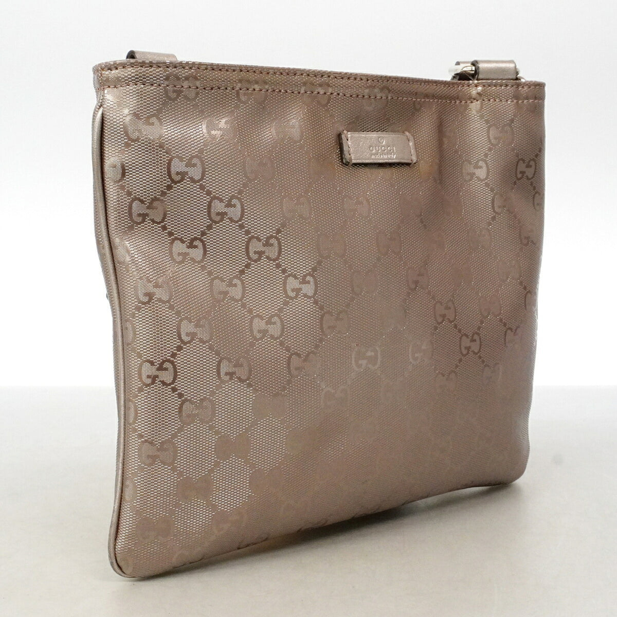 Gucci Metallic Pink Pvc Shoulder Bag (Pre-Owned)