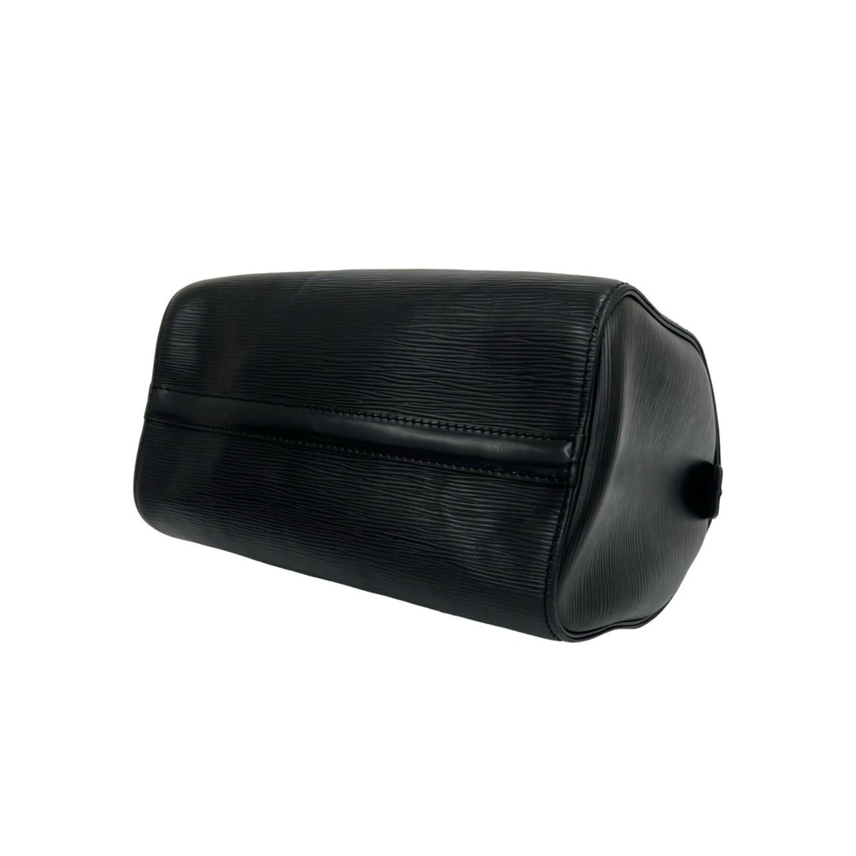Louis Vuitton Black Leather Boston Bag Handbag (Pre-Owned)