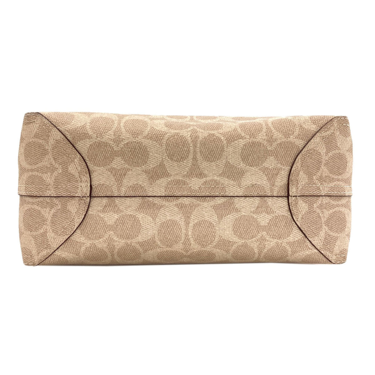 Coach Beige Pvc Tote Bag (Pre-Owned)