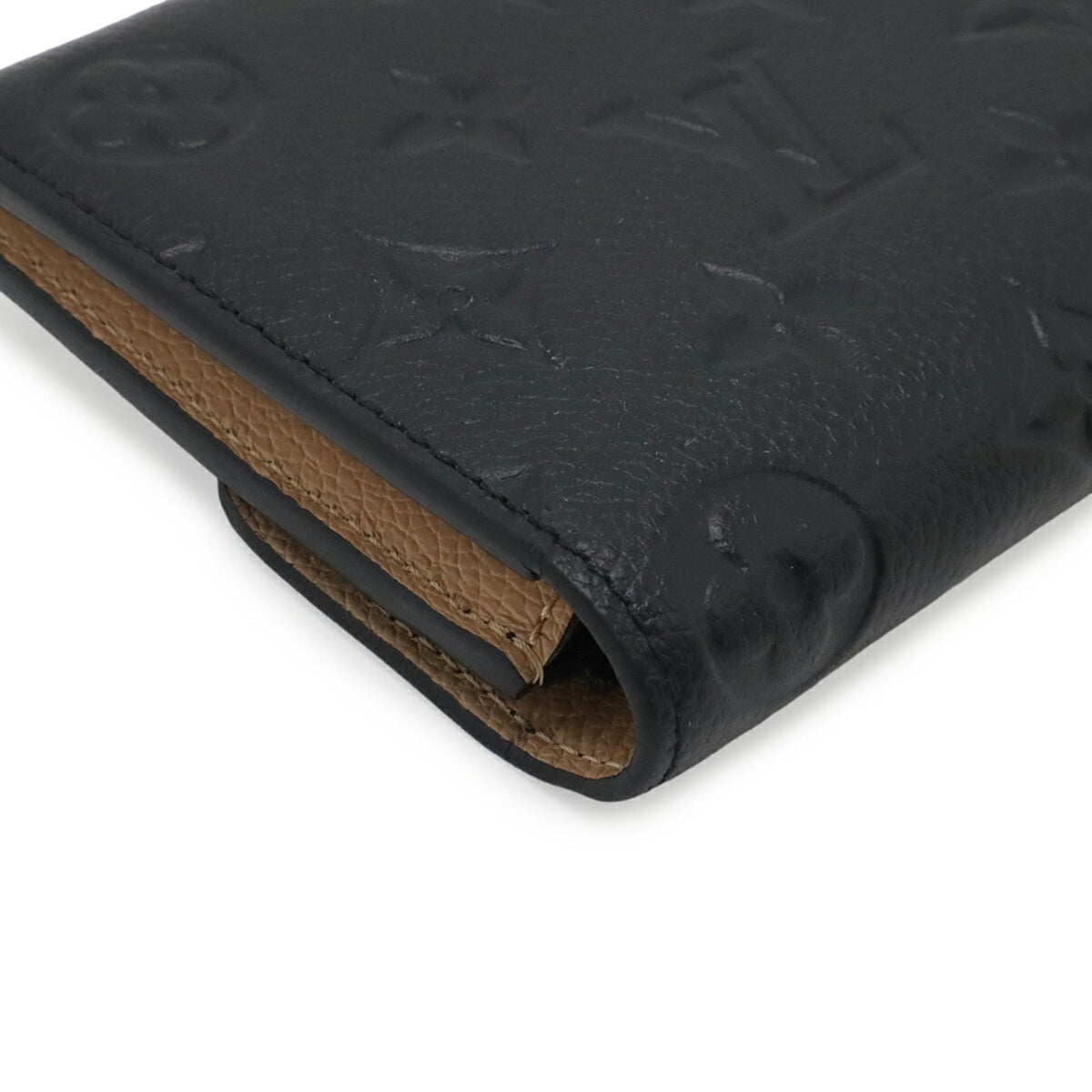 Louis Vuitton Monogram Empreinte Black Noir Monogram Empreinte Long Wallet (Bi-Fold) (Pre-Owned)