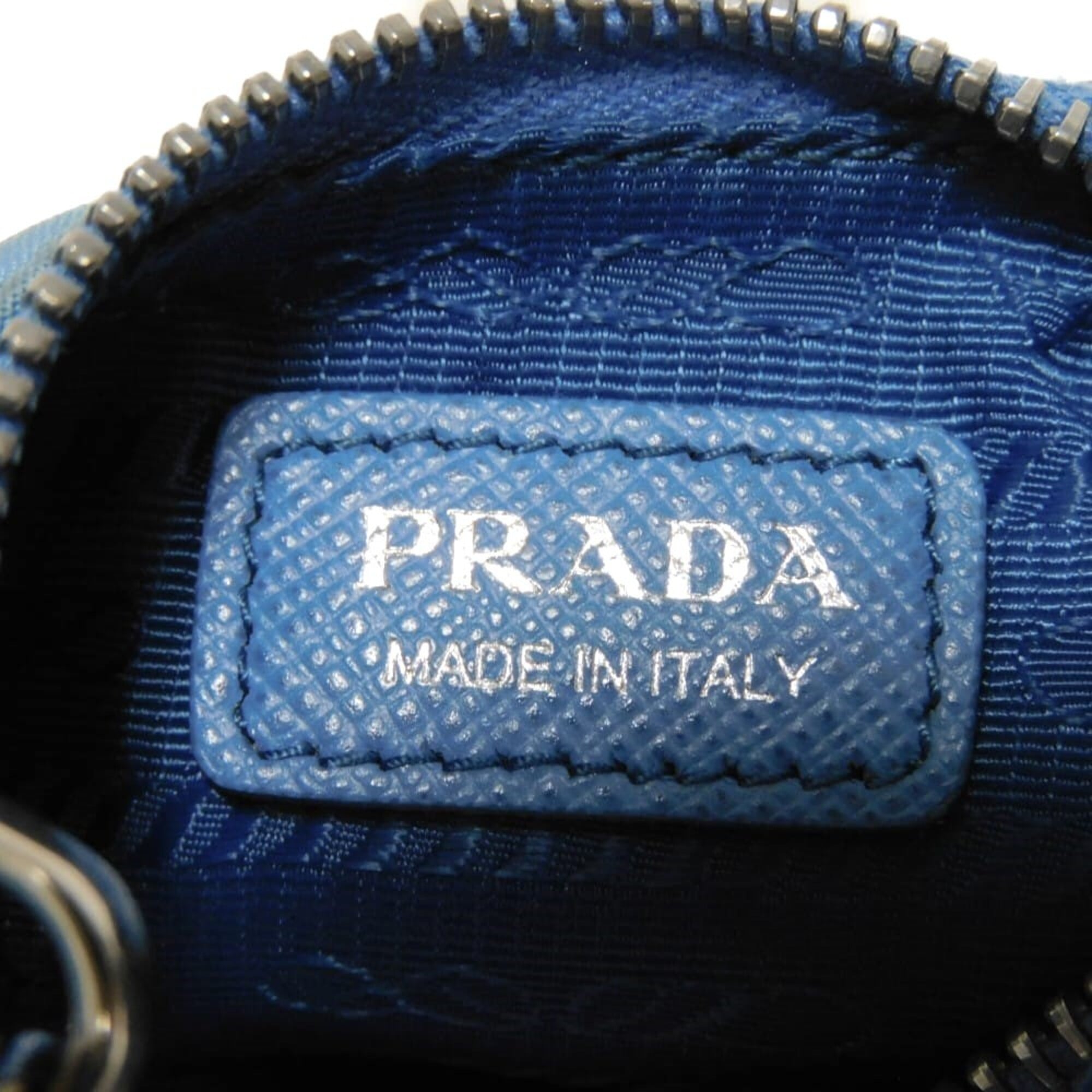 Prada Blue Nylon Pouch Shoulder Bag (Pre-Owned)
