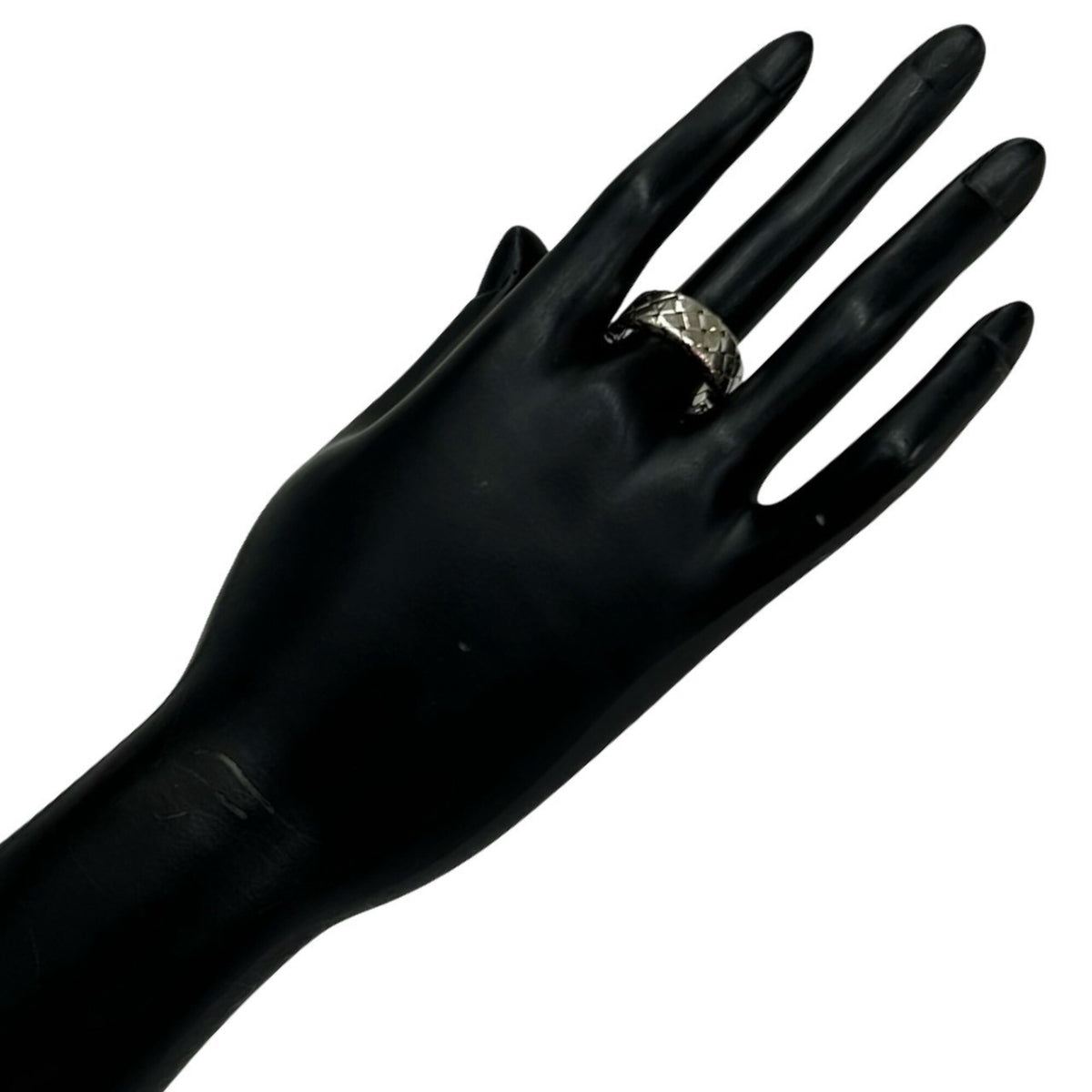 Bottega Veneta Silver Silver 925 Band Ring (Pre-Owned)