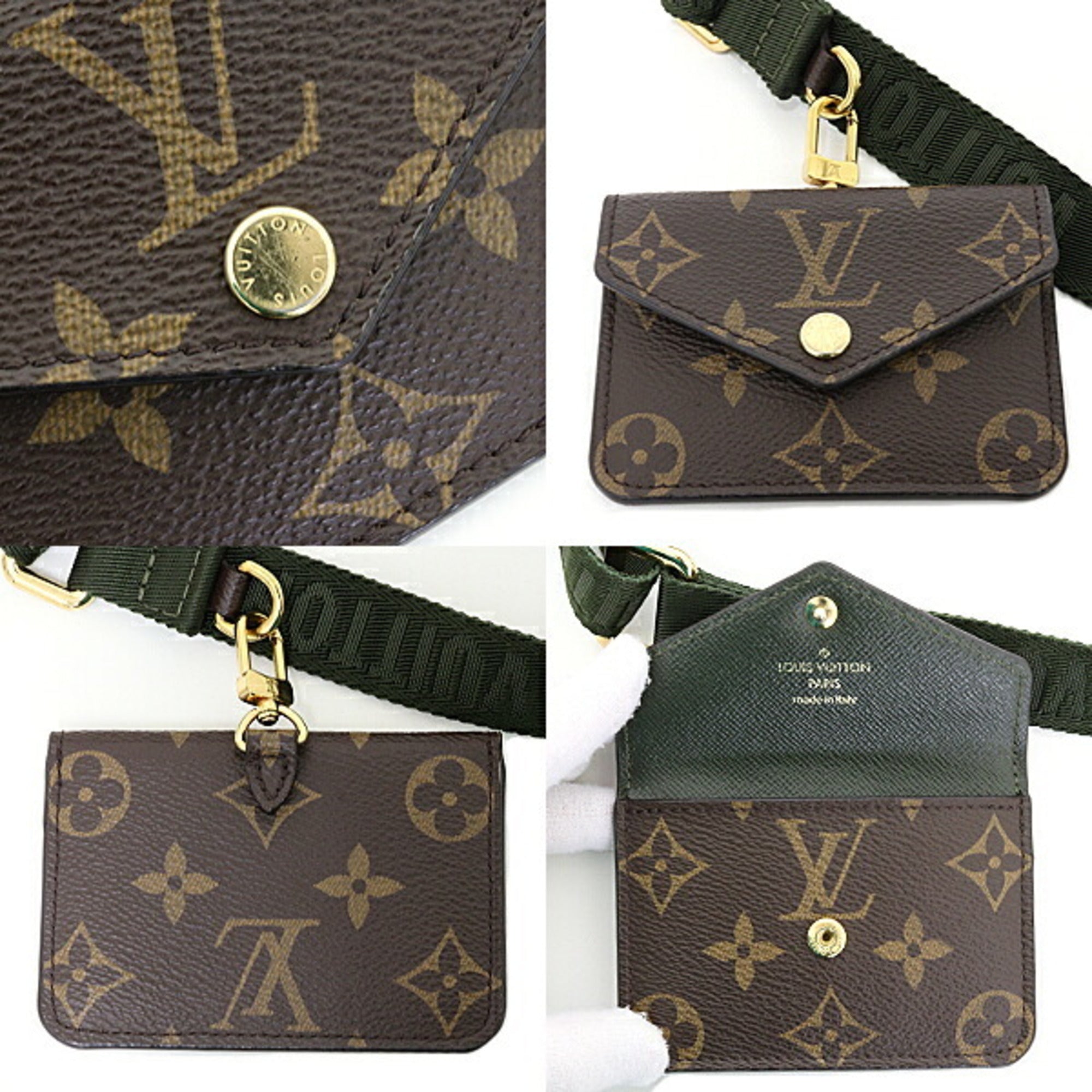 Louis Vuitton Brown Khaki Monogram Pochette Shoulder Bag (Pre-Owned)