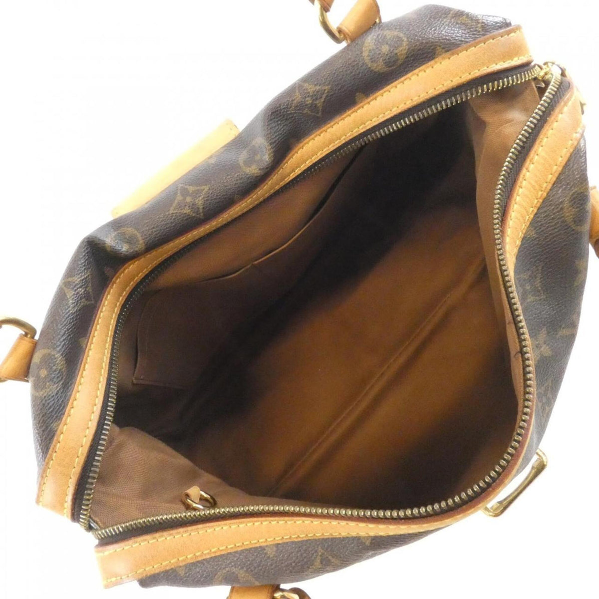 Louis Vuitton Marron Monogram Coated Canvas Shoulder Bag (Pre-Owned)