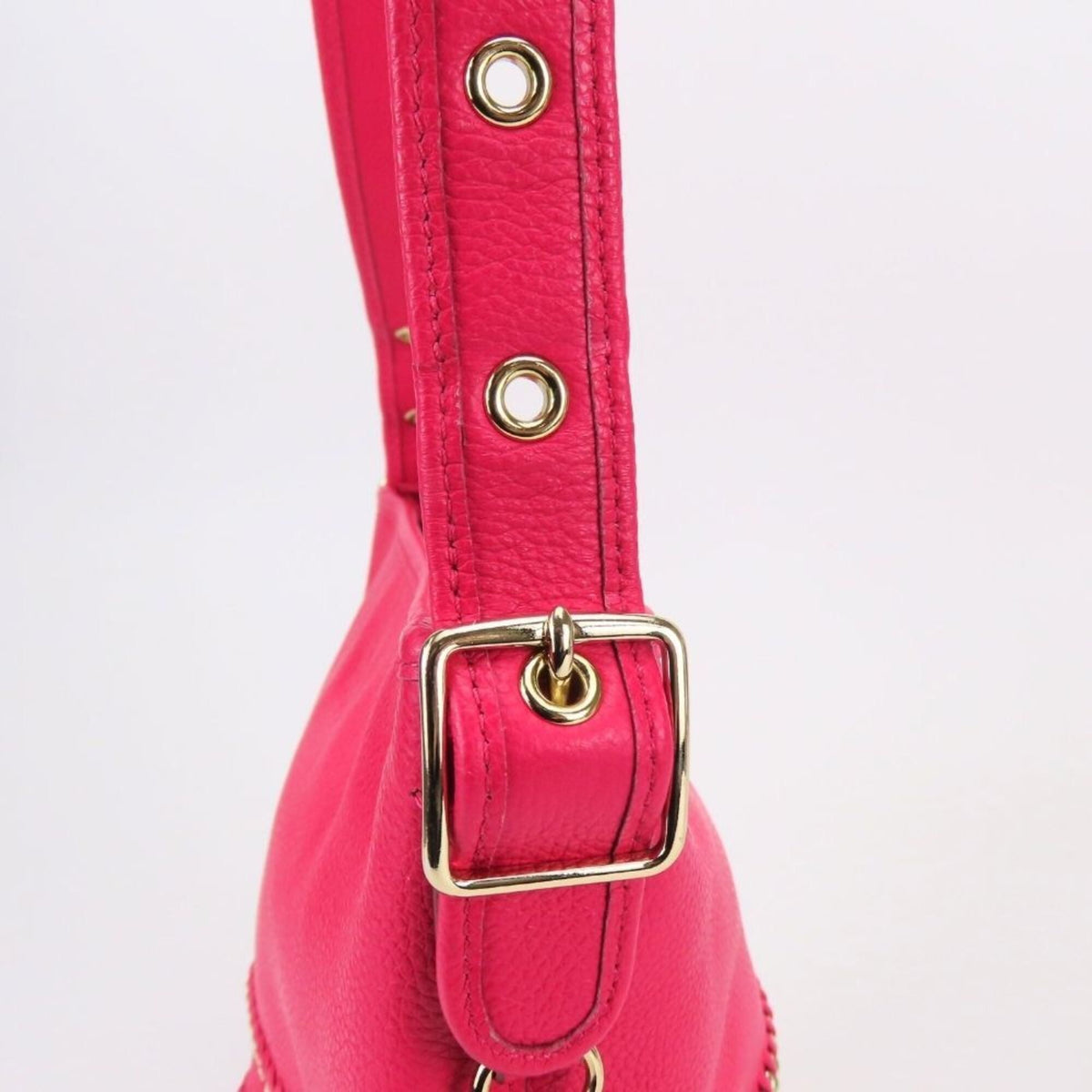 Coach Pink Leather Shoulder Bag (Pre-Owned)