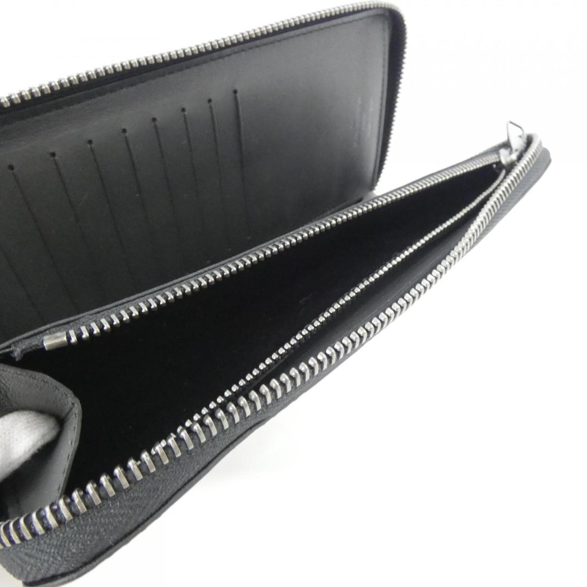 Louis Vuitton Onyx Leather Long Wallet (Bi-Fold) (Pre-Owned)