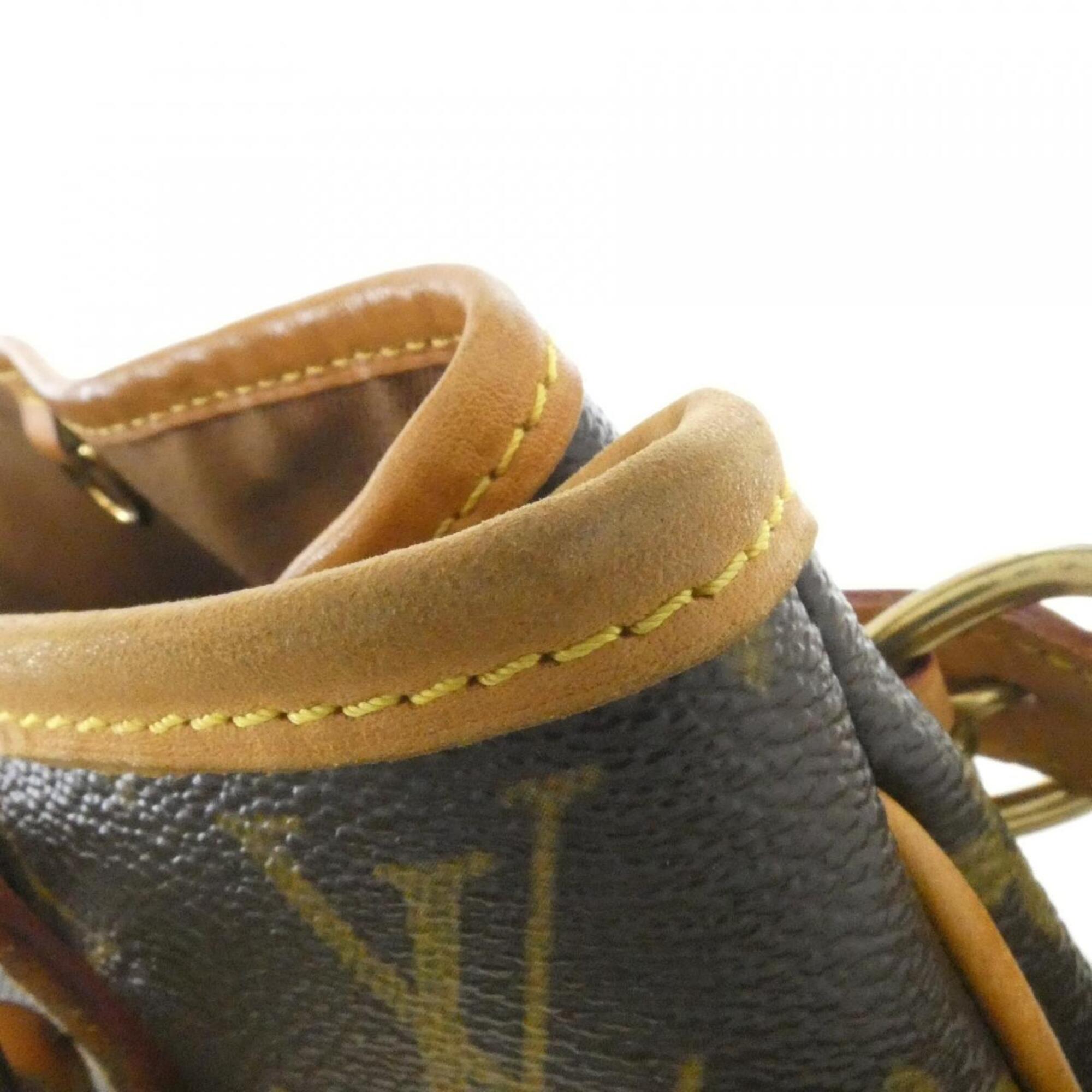 Louis Vuitton Monogram Marron Coated Canvas Shoulder Bag (Pre-Owned)