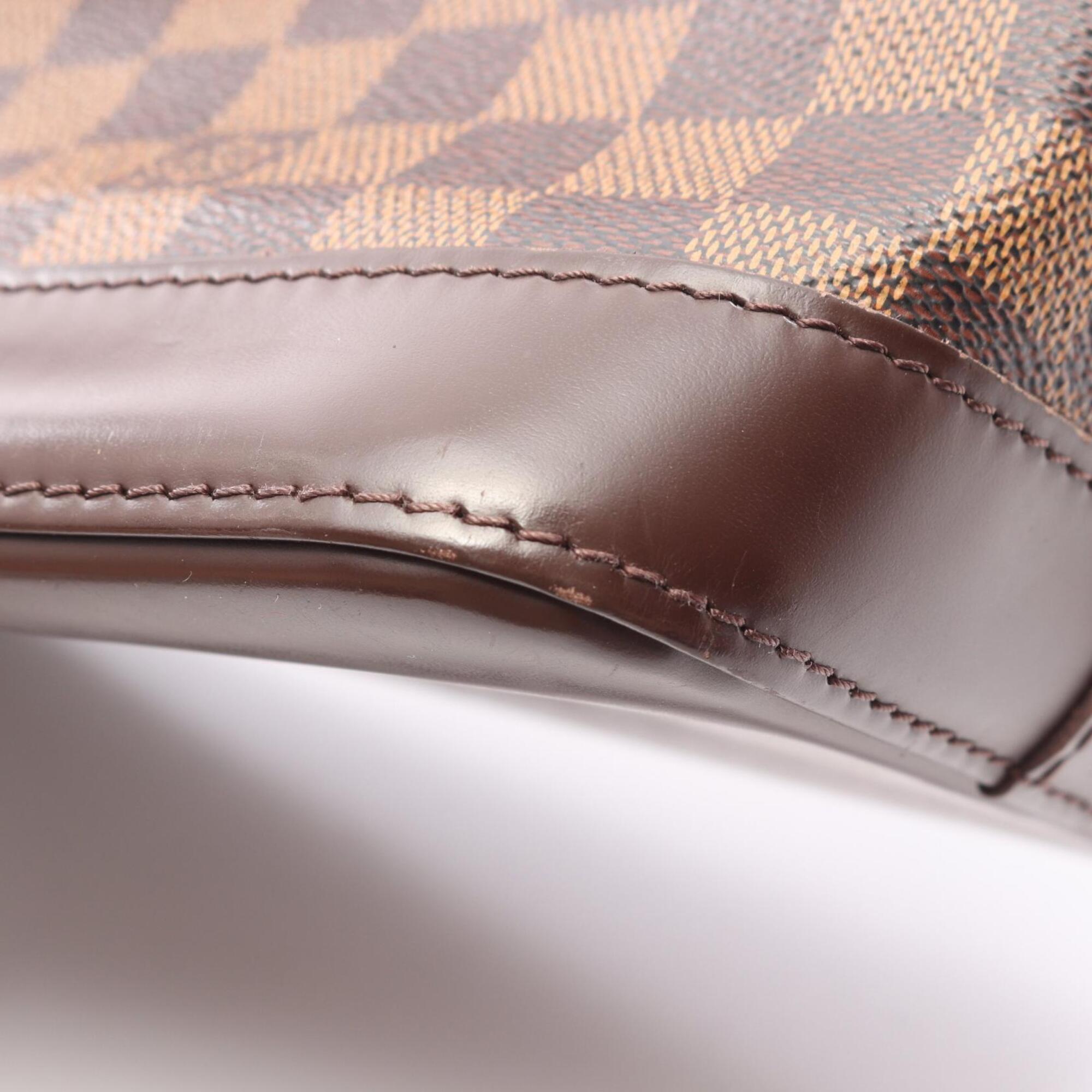 Louis Vuitton Brown Coated Canvas Leather Handbag (Pre-Owned)