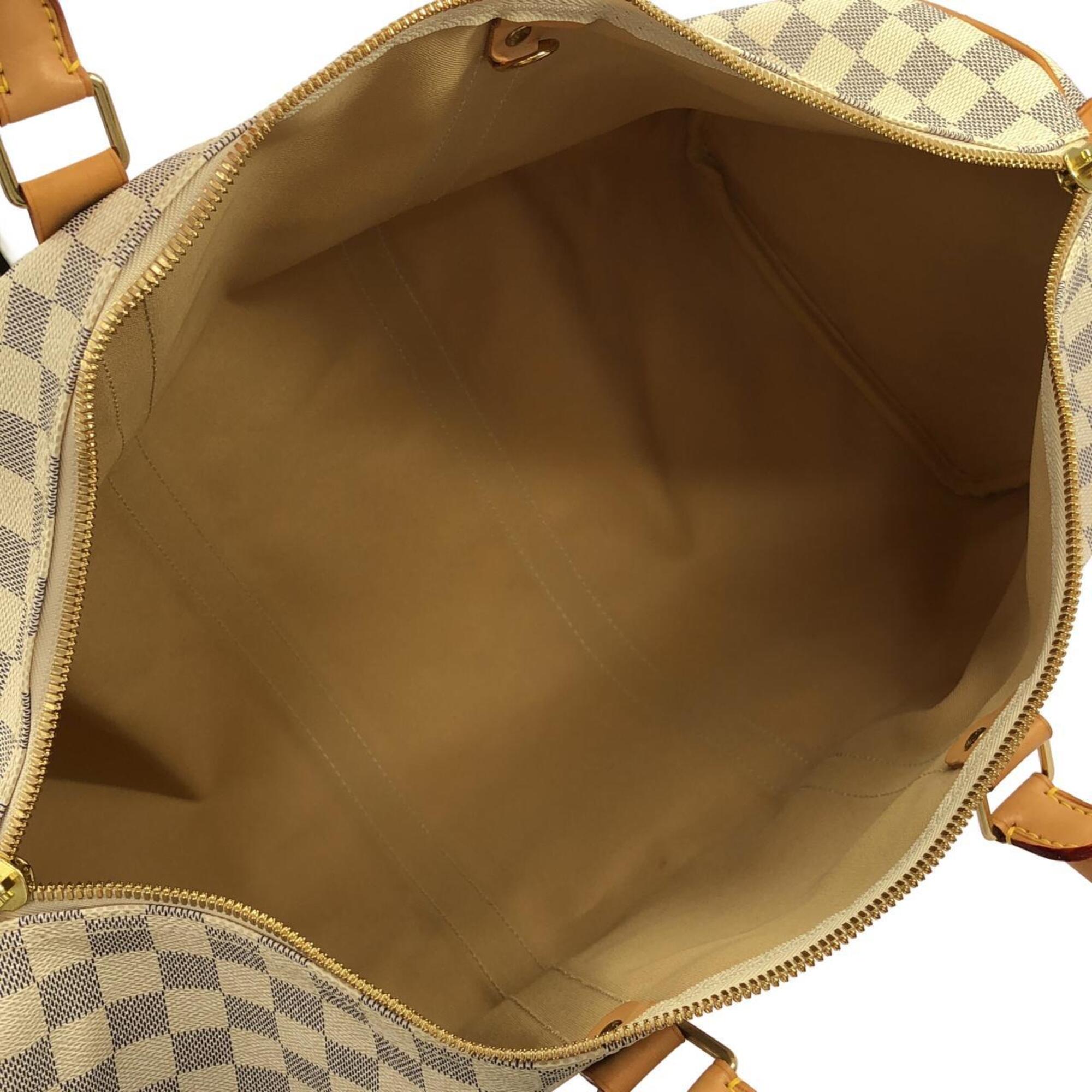 Louis Vuitton Azur Coated Canvas Boston Bag (Pre-Owned)
