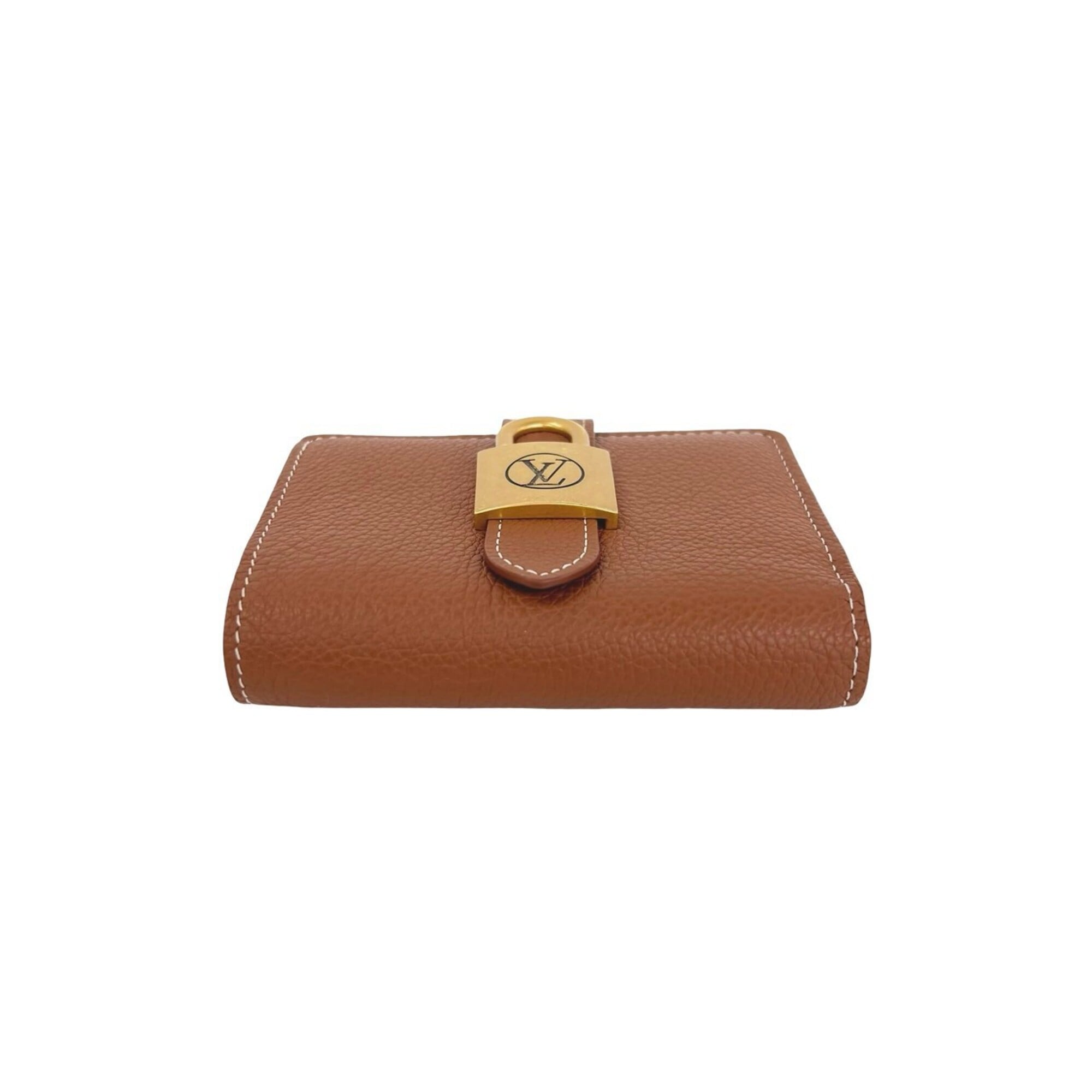 Louis Vuitton Brown Leather Wallet (Bi-Fold) (Pre-Owned)