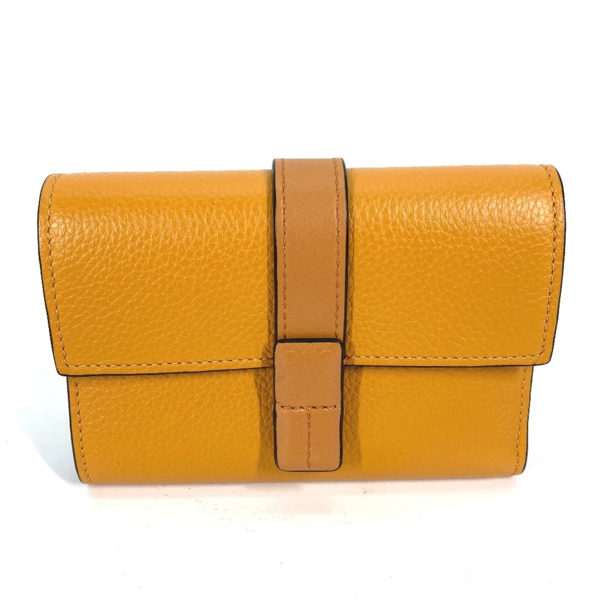 Loewe Brown Leather Wallet (Tri-Fold) (Pre-Owned)