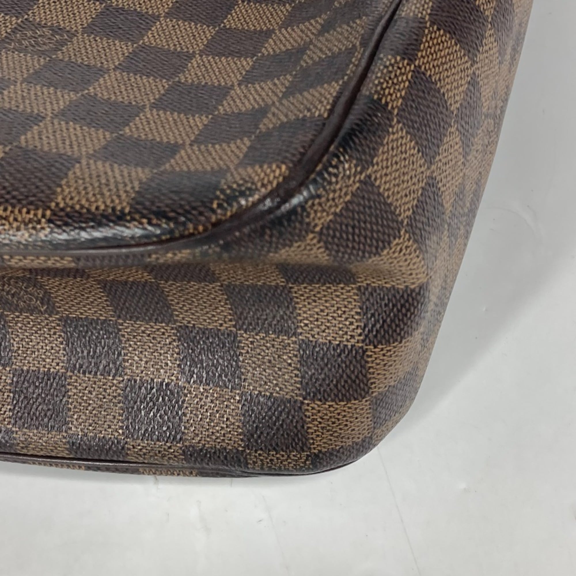 Louis Vuitton Brown Damier Canvas Shoulder Bag Tote Bag (Pre-Owned)