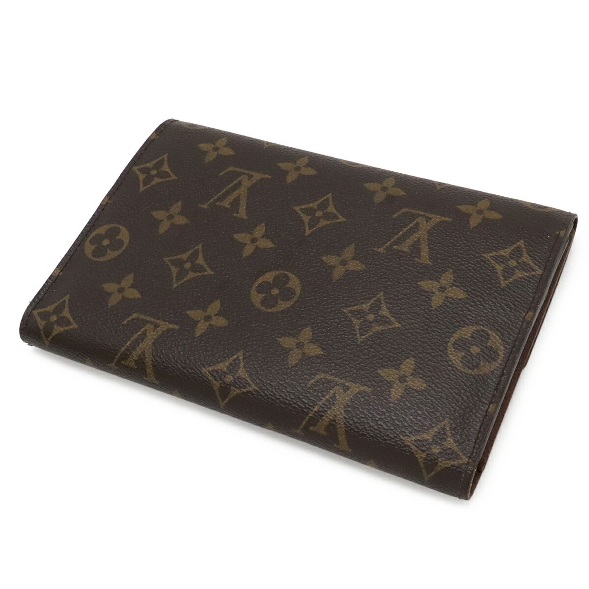 Louis Vuitton Brown Monogram Monogram Long Wallet (Tri-Fold) (Pre-Owned)