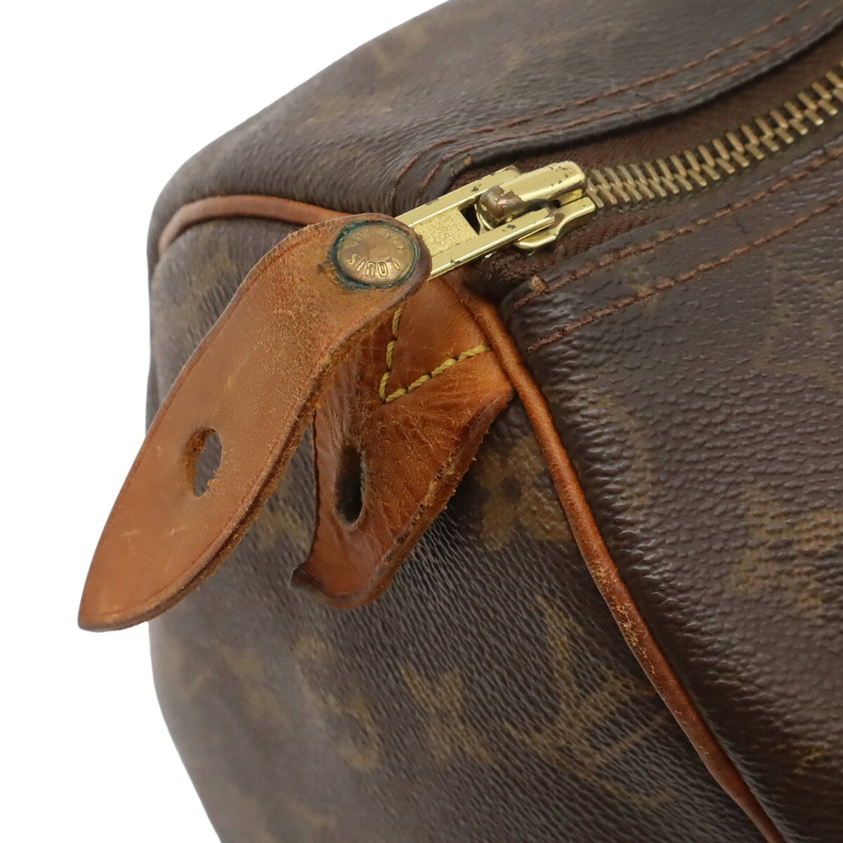 Louis Vuitton Brown Galle Monogram White Monogram Handbag (Pre-Owned)
