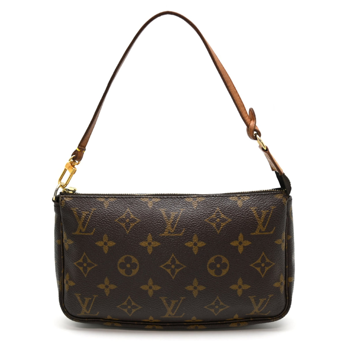 Louis Vuitton Brown Monogram Pochette Pouch (Pre-Owned)