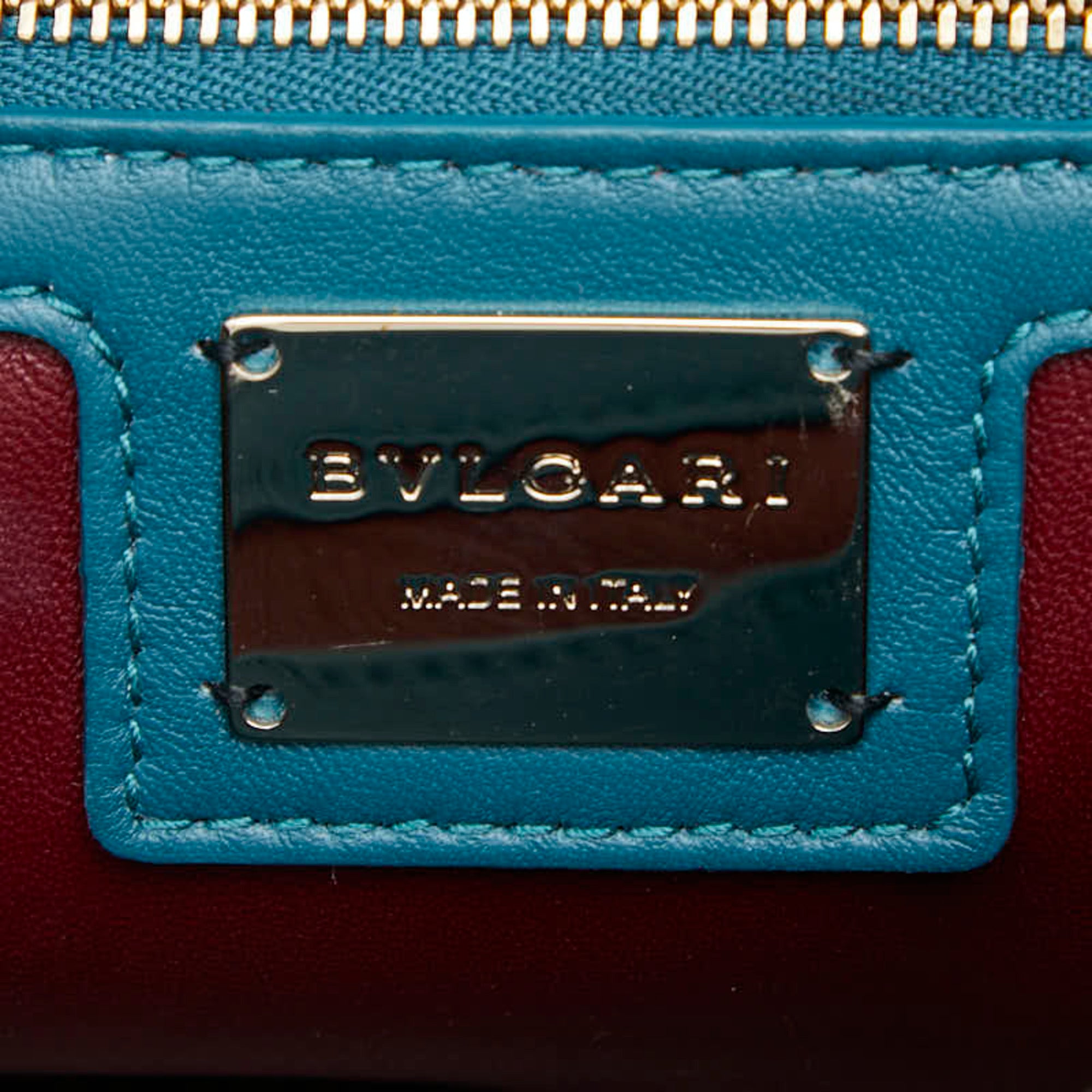 Bvlgari Green Leather Shoulder Bag (Pre-Owned)