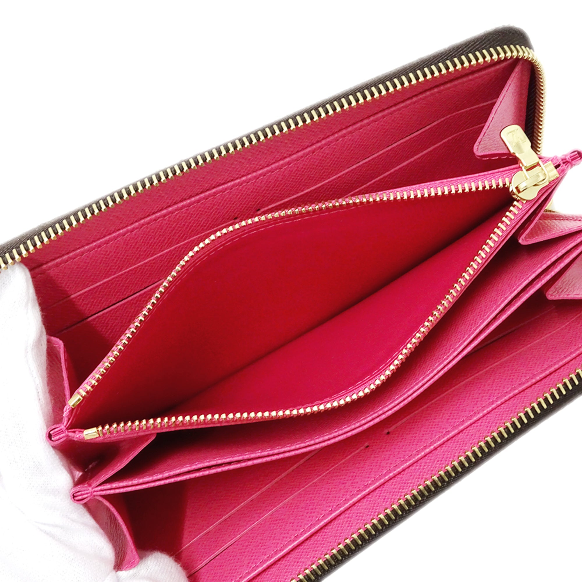 Louis Vuitton Brown Grenade Monogram Pink Monogram Long Wallet (Bi-Fold) (Pre-Owned)