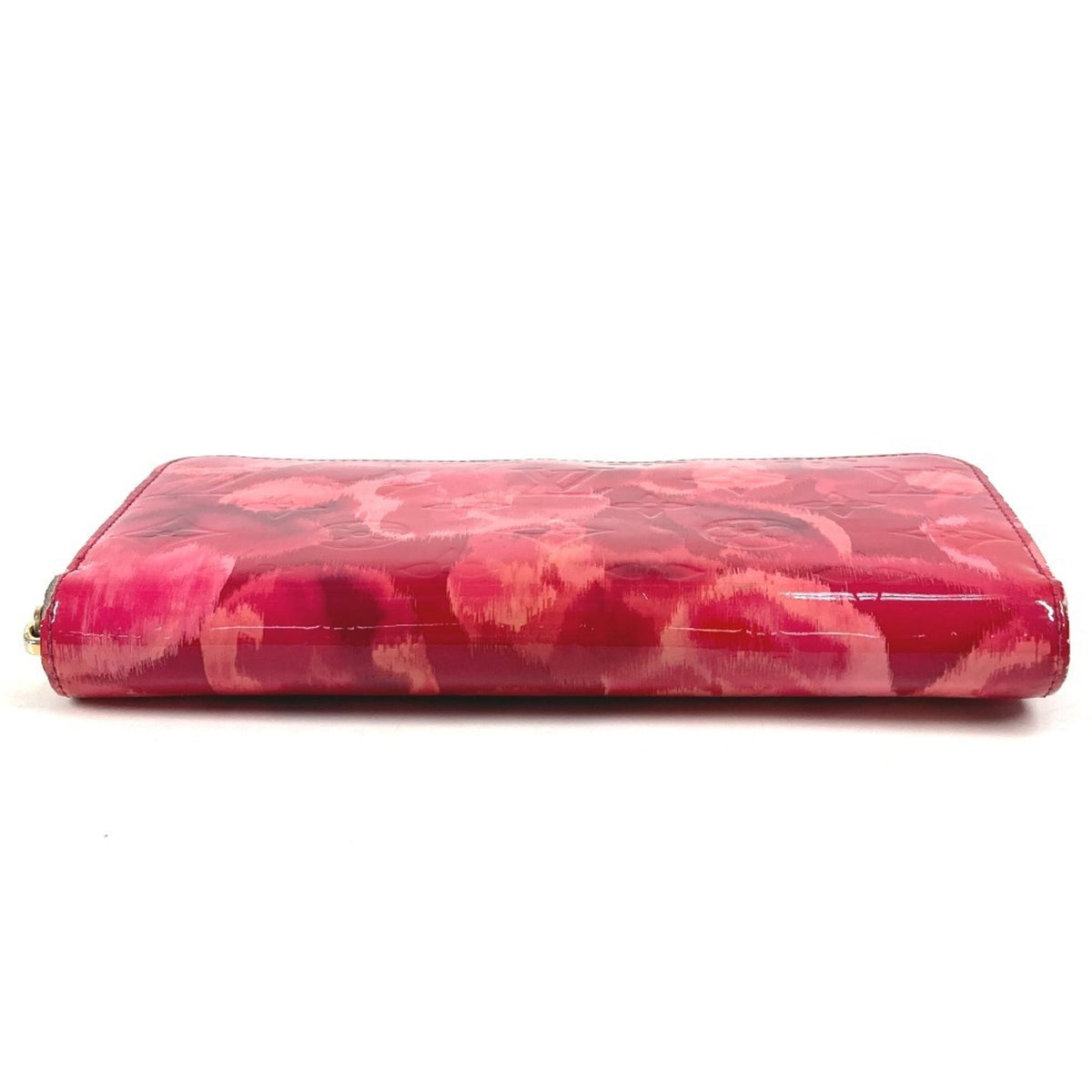 Louis Vuitton Pink Patent Leather Long Wallet (Bi-Fold) (Pre-Owned)