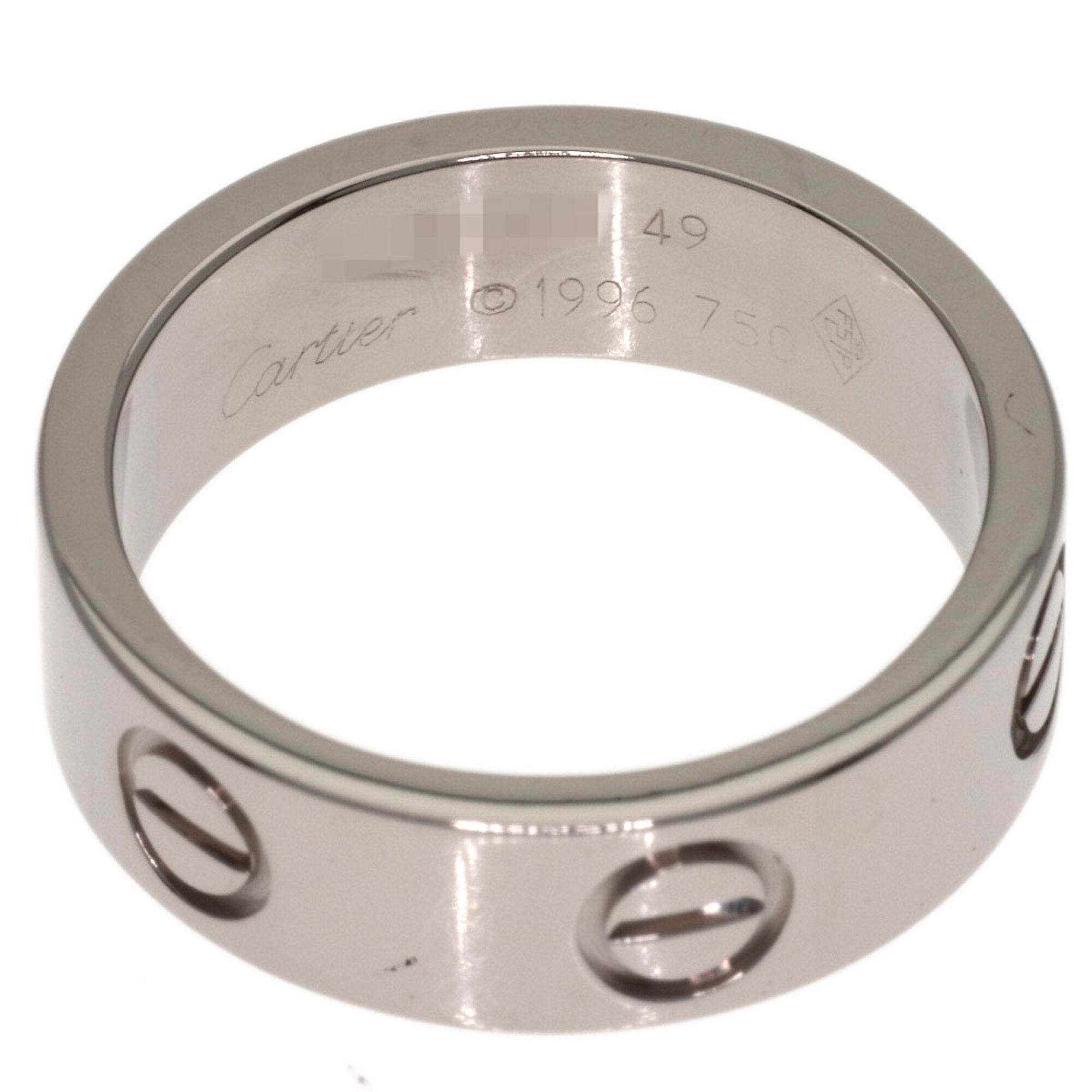Cartier Love White Gold (18K) Band Ring (Pre-Owned)