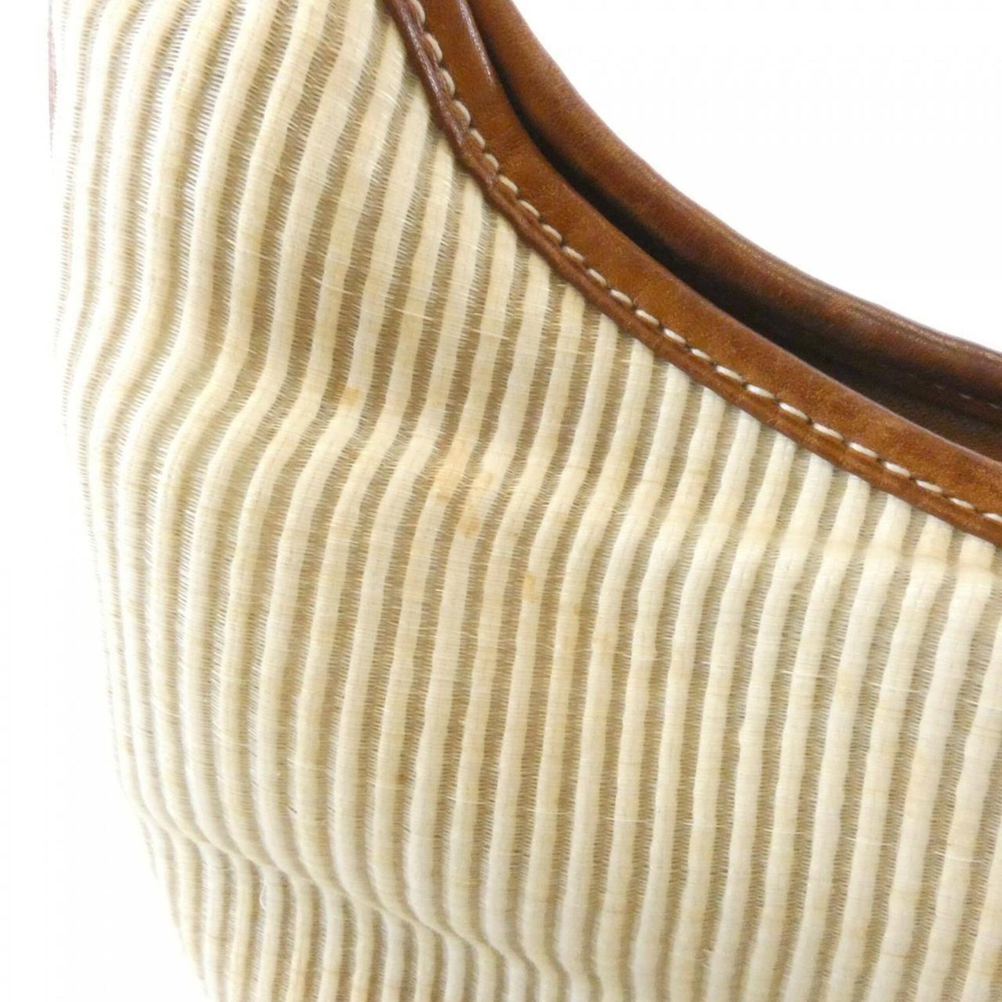 Hermes Trim Fauve Crinoline Barenia Leather Shoulder Bag (Pre-Owned)