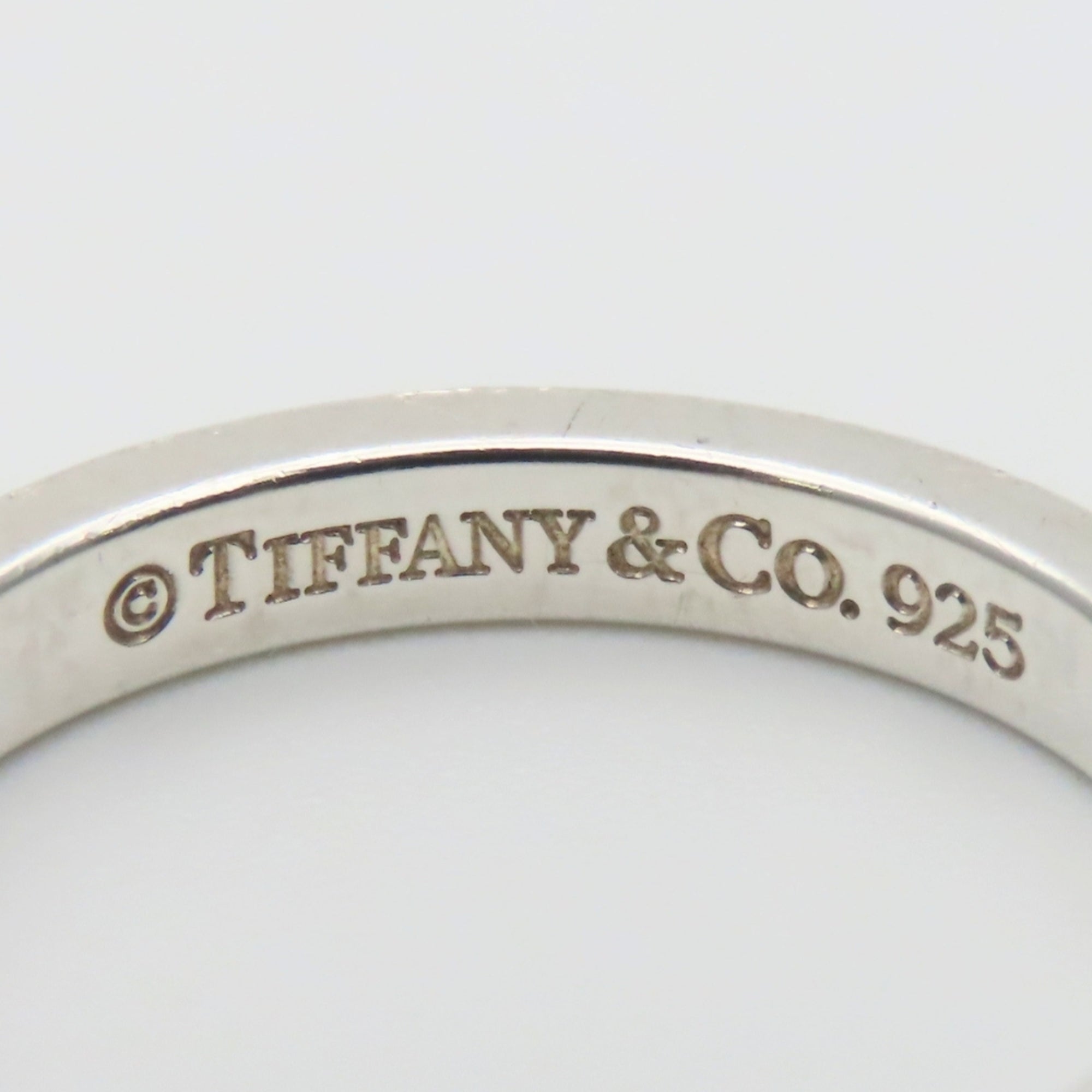 Tiffany Silver Silver 925 Band Ring (Pre-Owned)