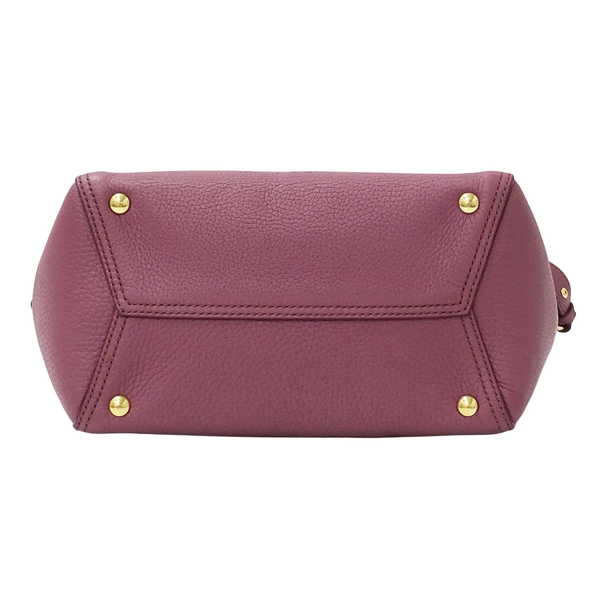 Salvatore Ferragamo Gancini Pink Purple Leather Handbag Shoulder Bag (Pre-Owned)
