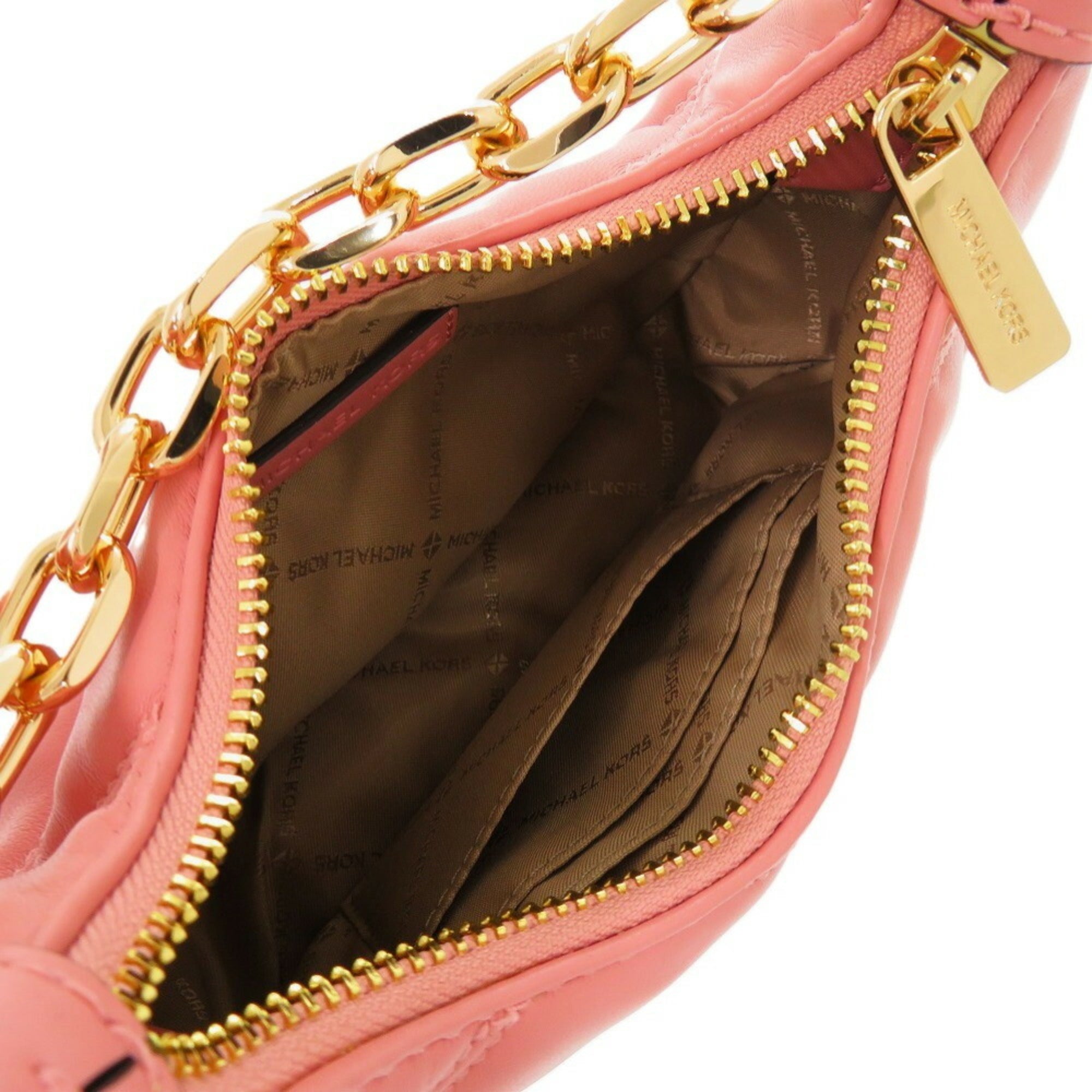 Michael Kors Pink Pvc Nylon Shoulder Bag (Pre-Owned)