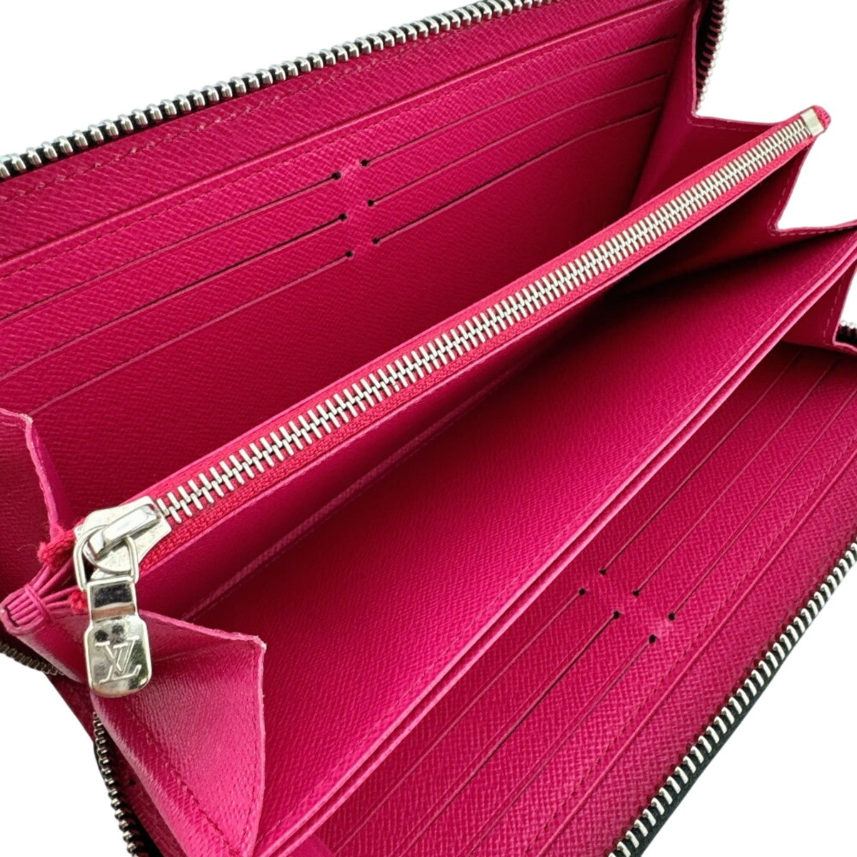 Louis Vuitton Epi Black Pink Epi Leather Long Wallet (Bi-Fold) (Pre-Owned)