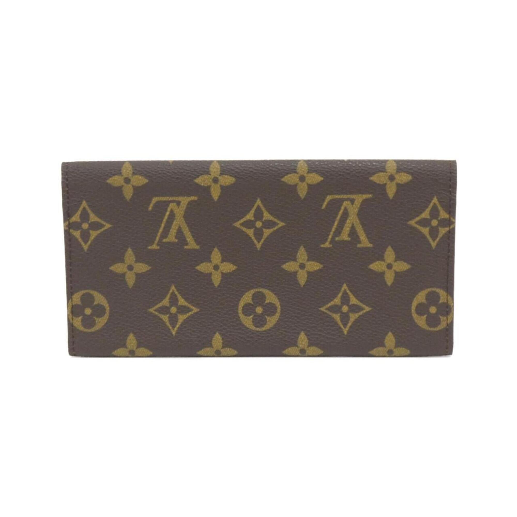 Louis Vuitton Brown Coated Canvas Long Bill Wallet (Bi-Fold) (Pre-Owned)