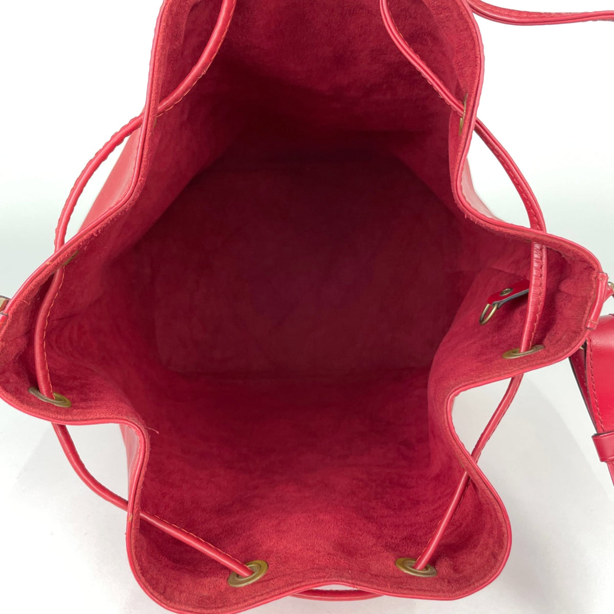 Louis Vuitton Castilian Red Epi Leather Shoulder Bag (Pre-Owned)